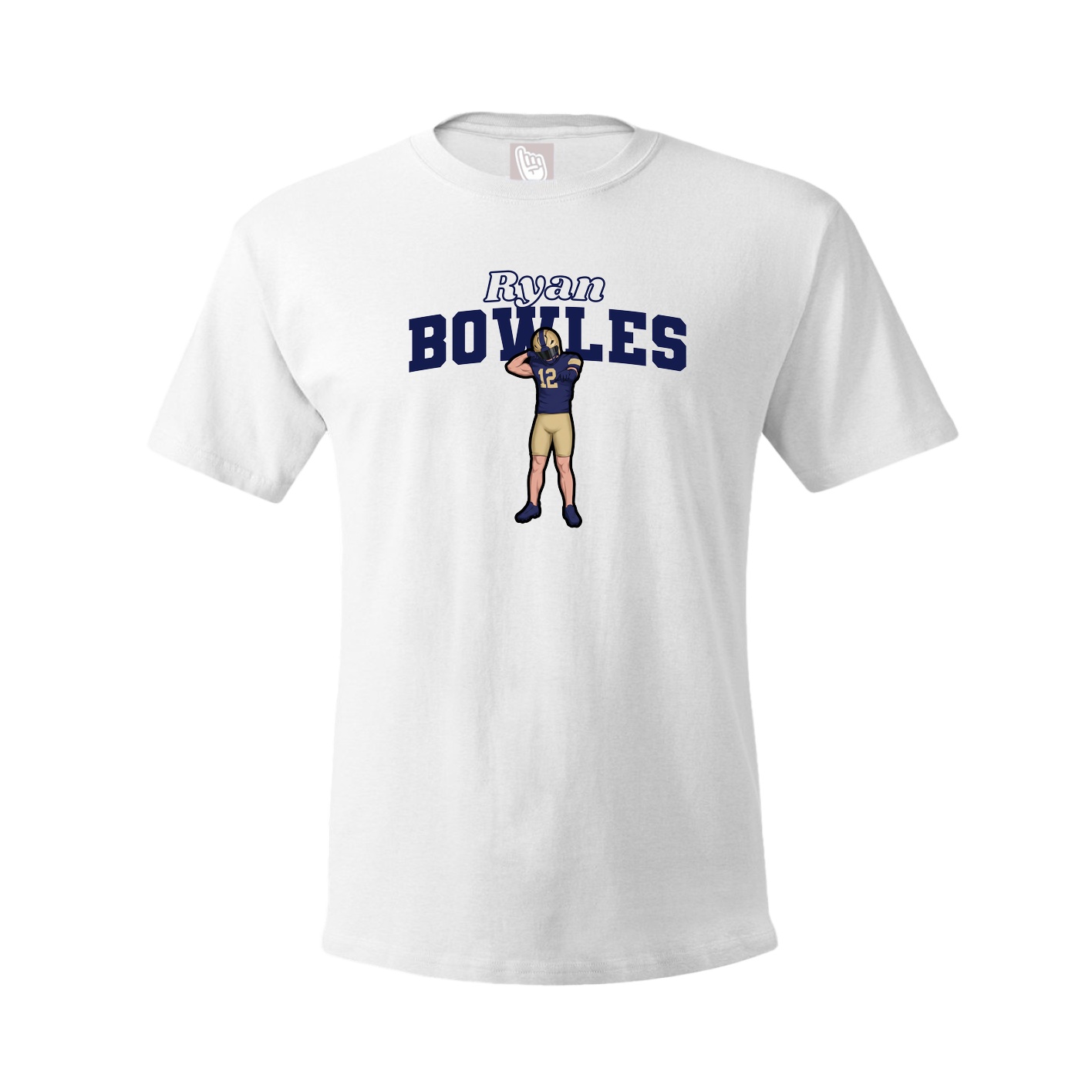 Tee — Name Arch in White