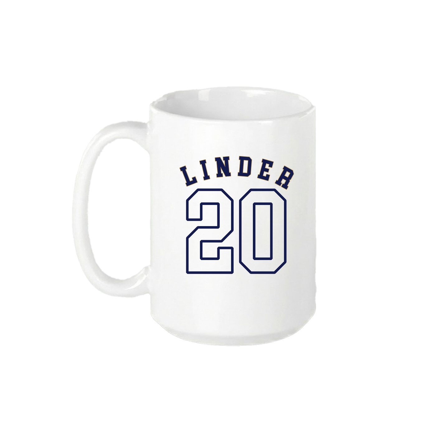 15oz Coffee Mug — Shirsey Arch in White