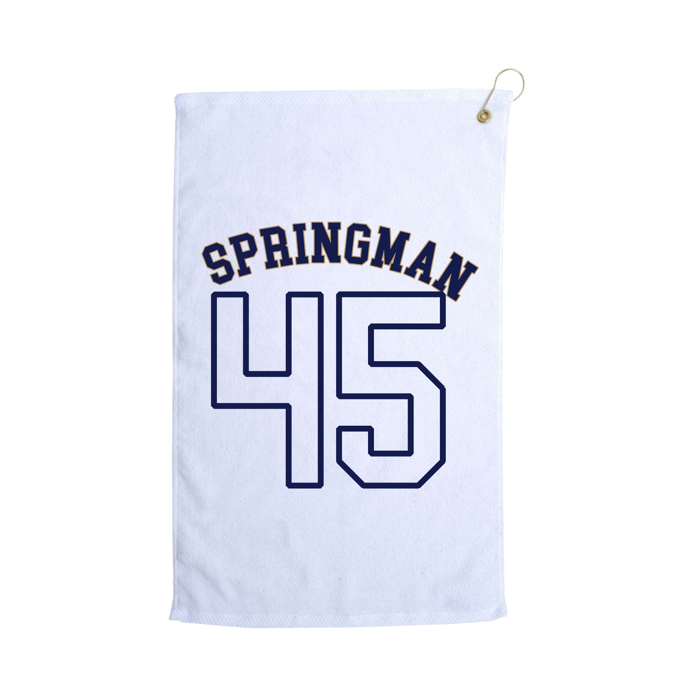 Golf Towel — Shirsey Arch in White