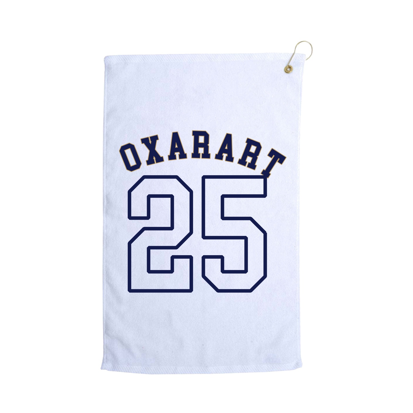 Golf Towel — Shirsey Arch in White