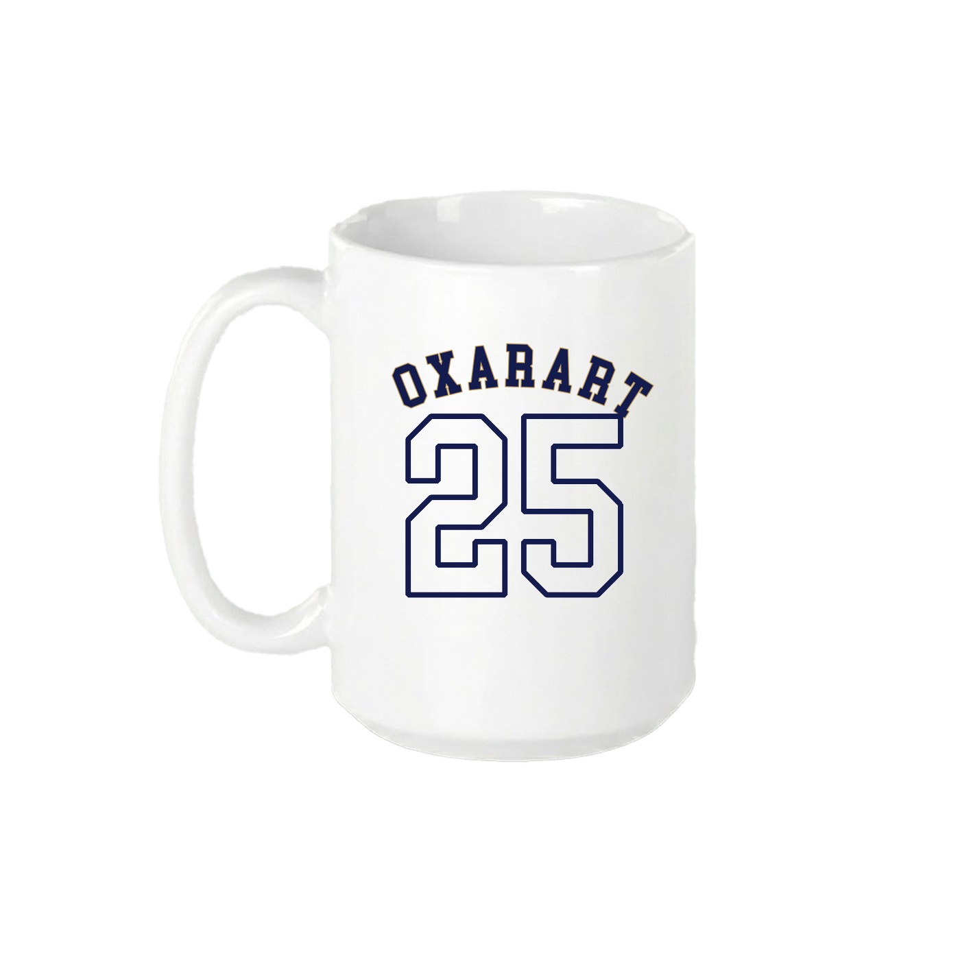 15oz Coffee Mug — Shirsey Arch in White