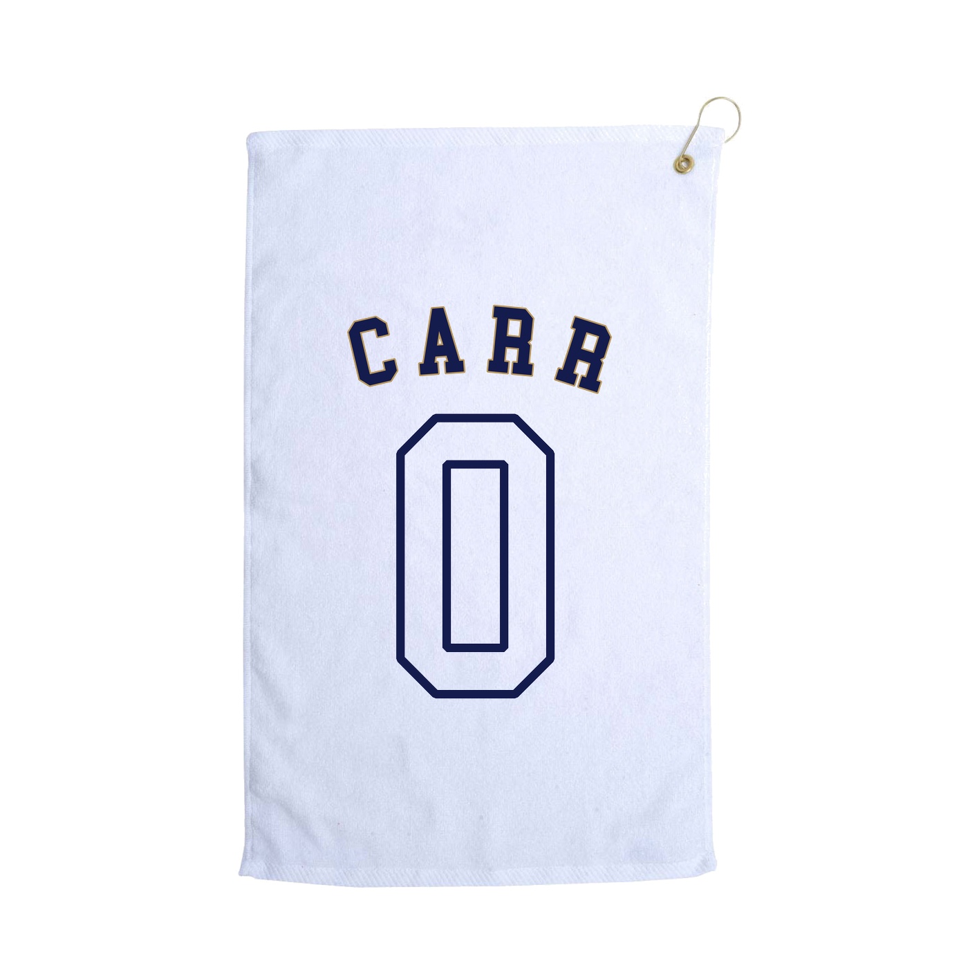 Golf Towel — Shirsey Arch in White