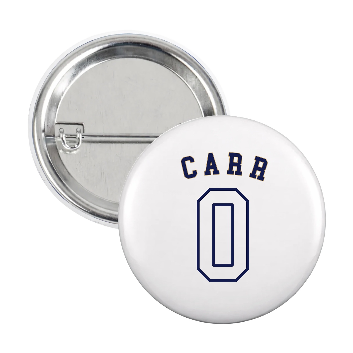 Game Day Button — Shirsey Arch in White