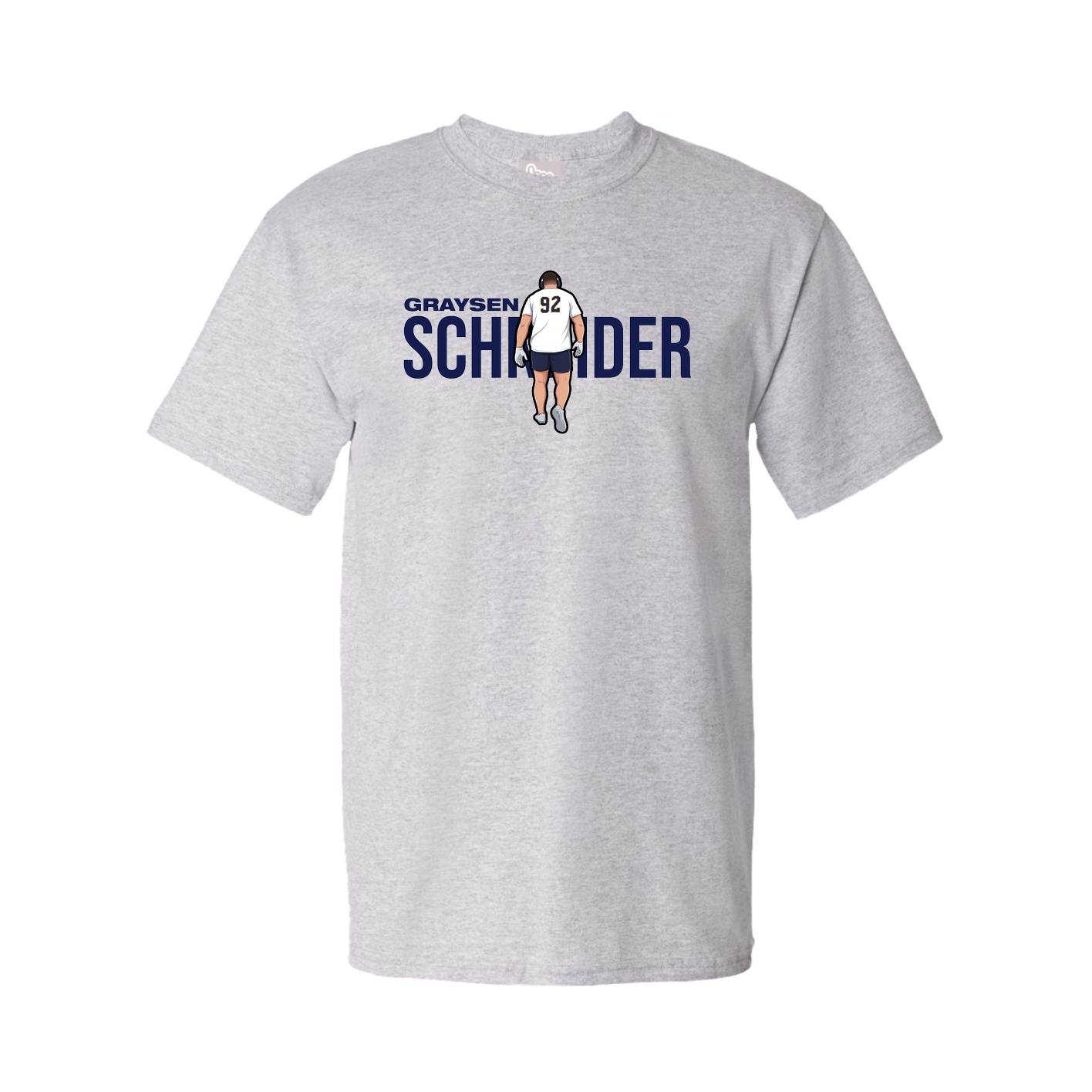 Youth Tee — Player Name in Grey