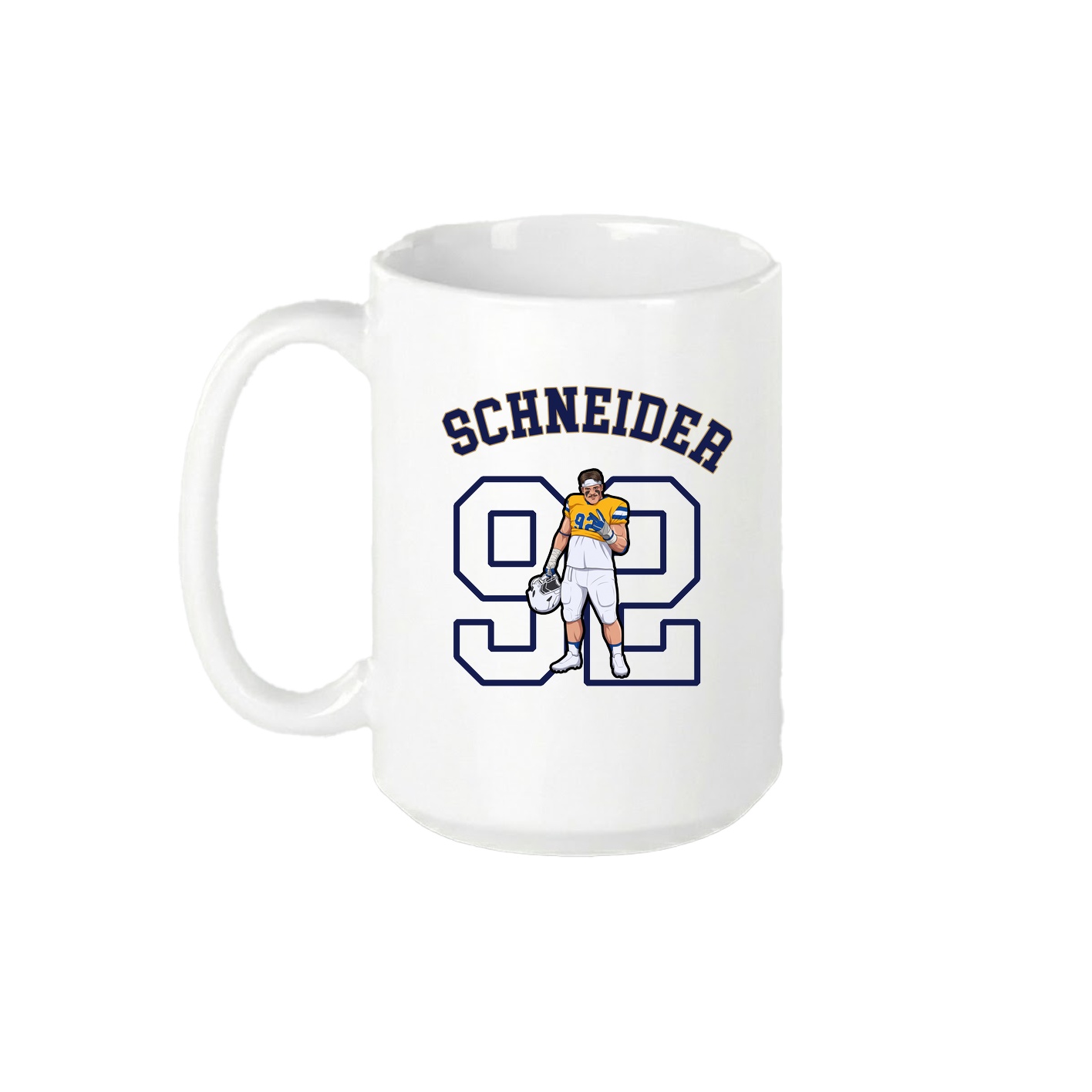 15oz Coffee Mug — Shirsey Arch in White