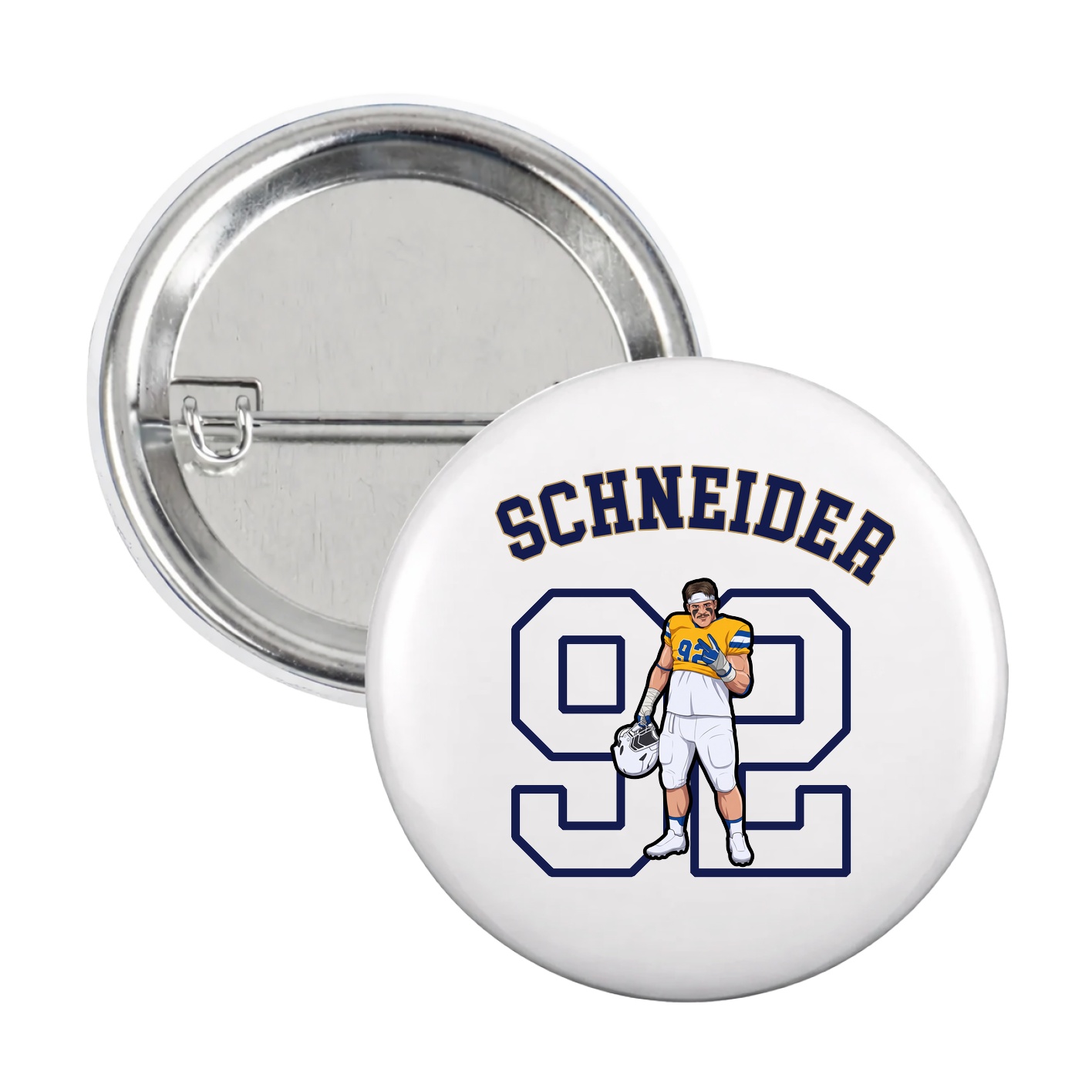 Game Day Button — Shirsey Arch in White