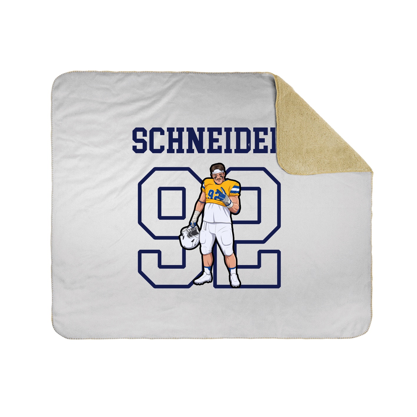 Throw Blanket — Shirsey in White