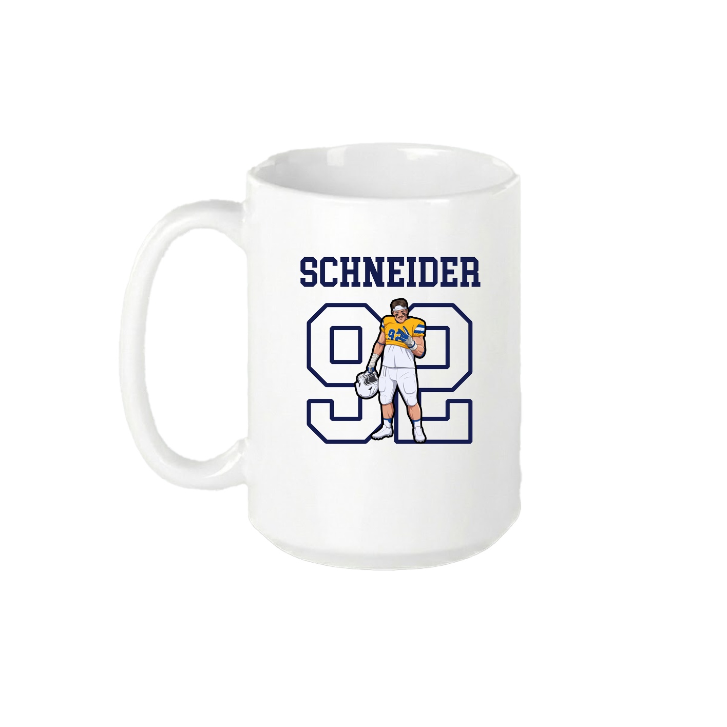 15oz Coffee Mug — Shirsey in White