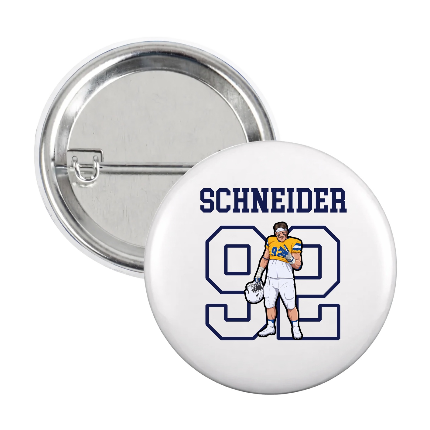 Game Day Button — Shirsey in White