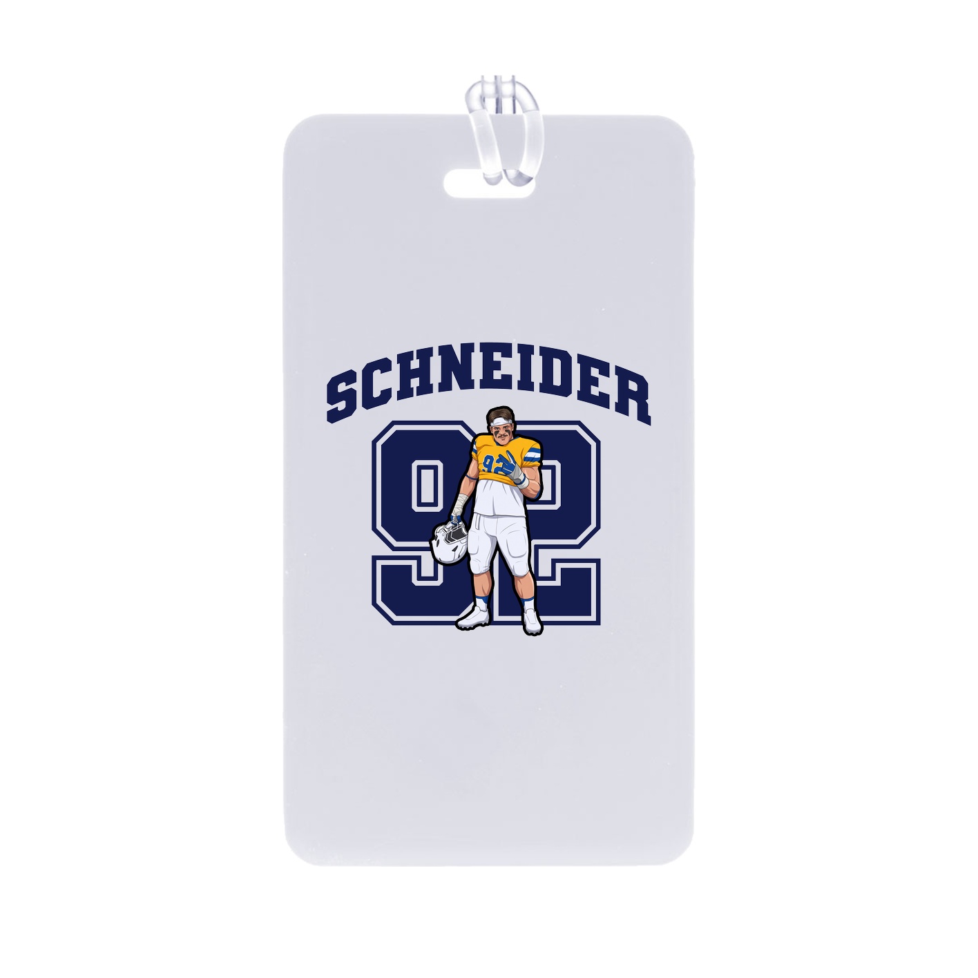 Bag Tag — Number in Classic