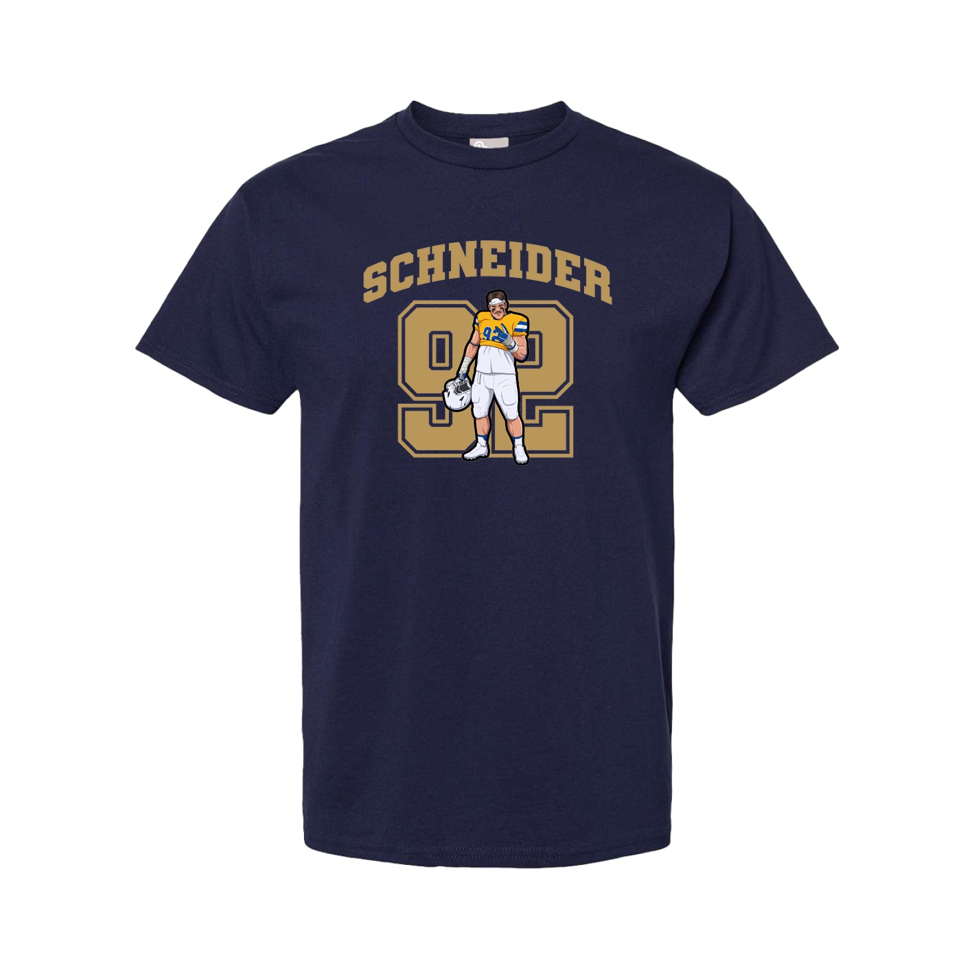 Tee — Number in Navy