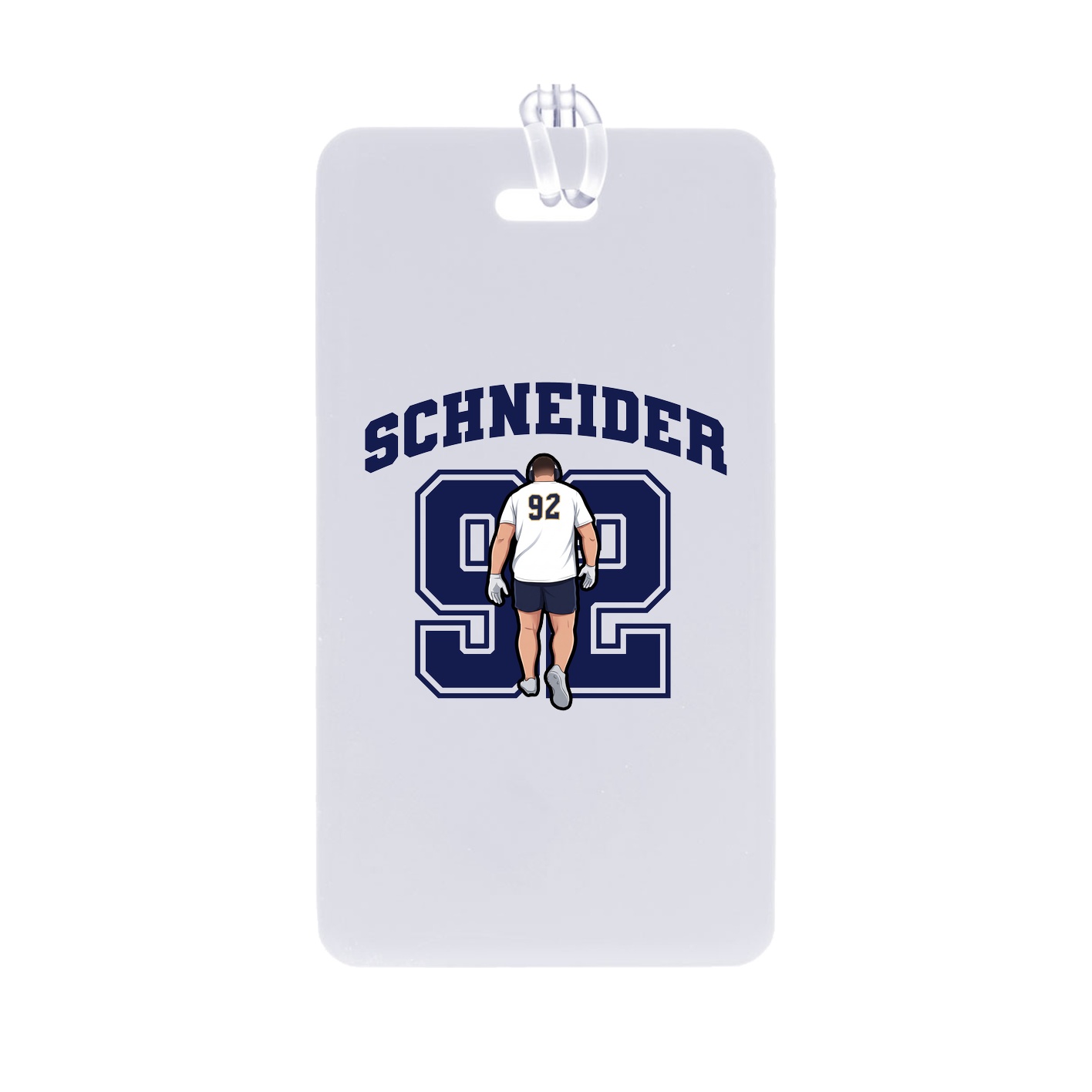 Bag Tag — Number in Classic