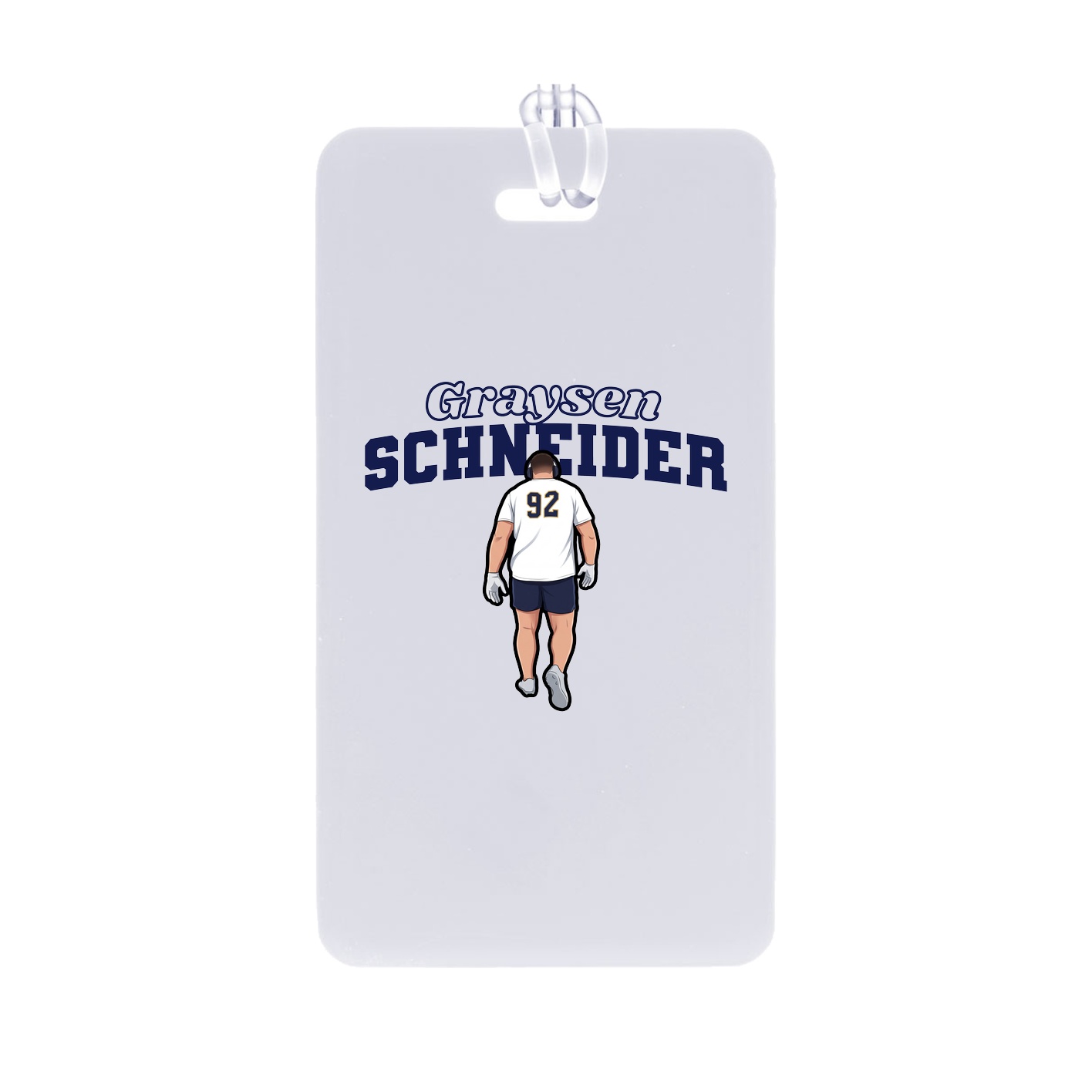 Bag Tag — Name Arch in Classic