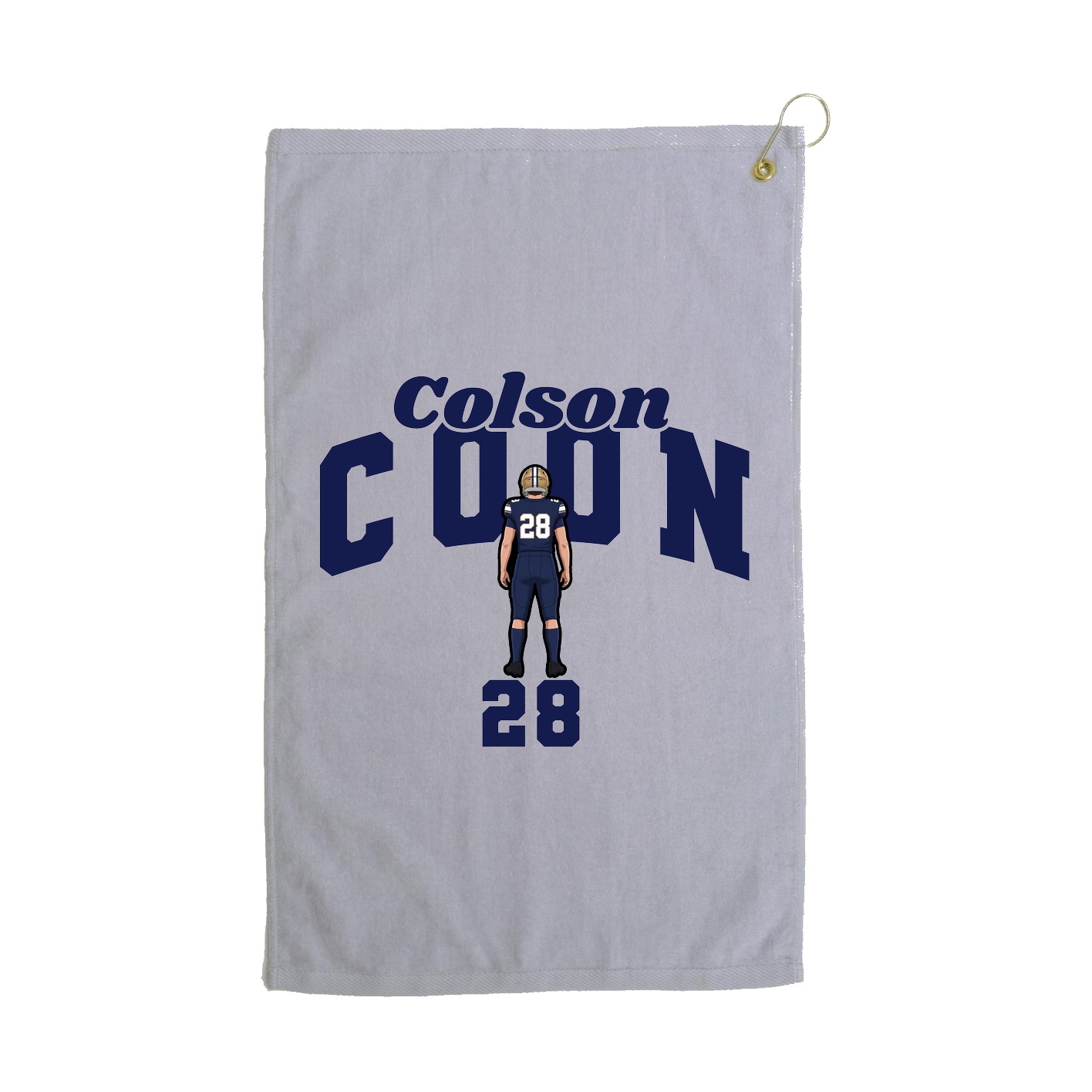 Golf Towel — Signature Arch in Grey
