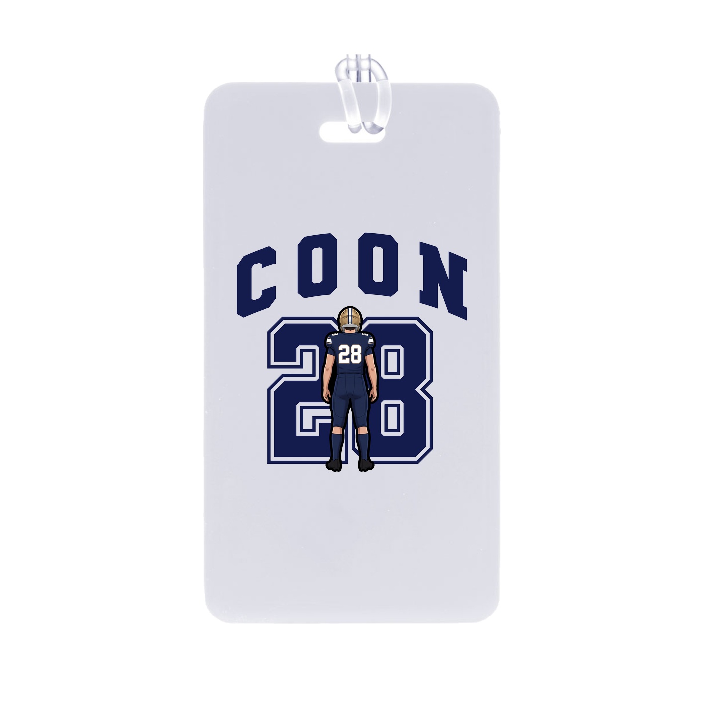 Bag Tag — Number in Classic