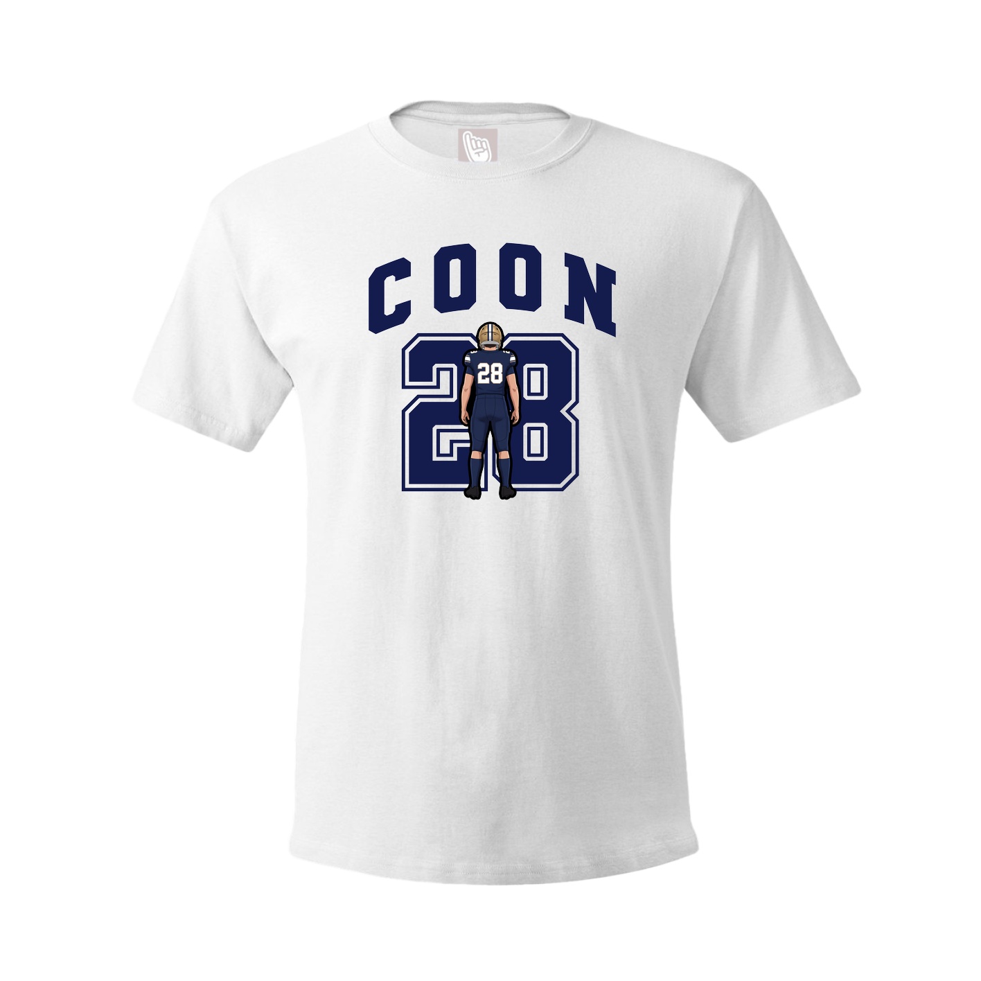 Tee — Number in White