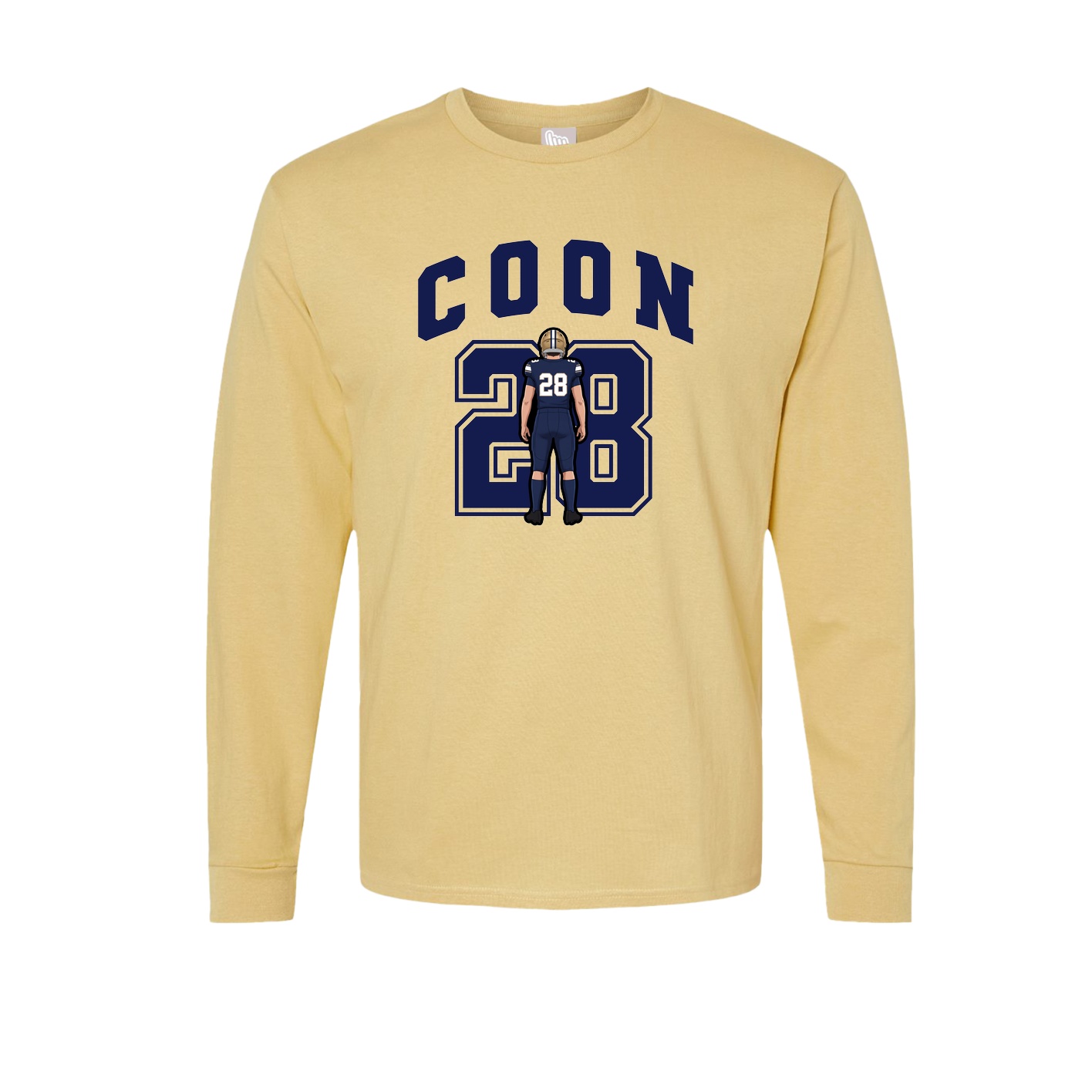 Long Sleeve Tee — Number in Vegas Gold