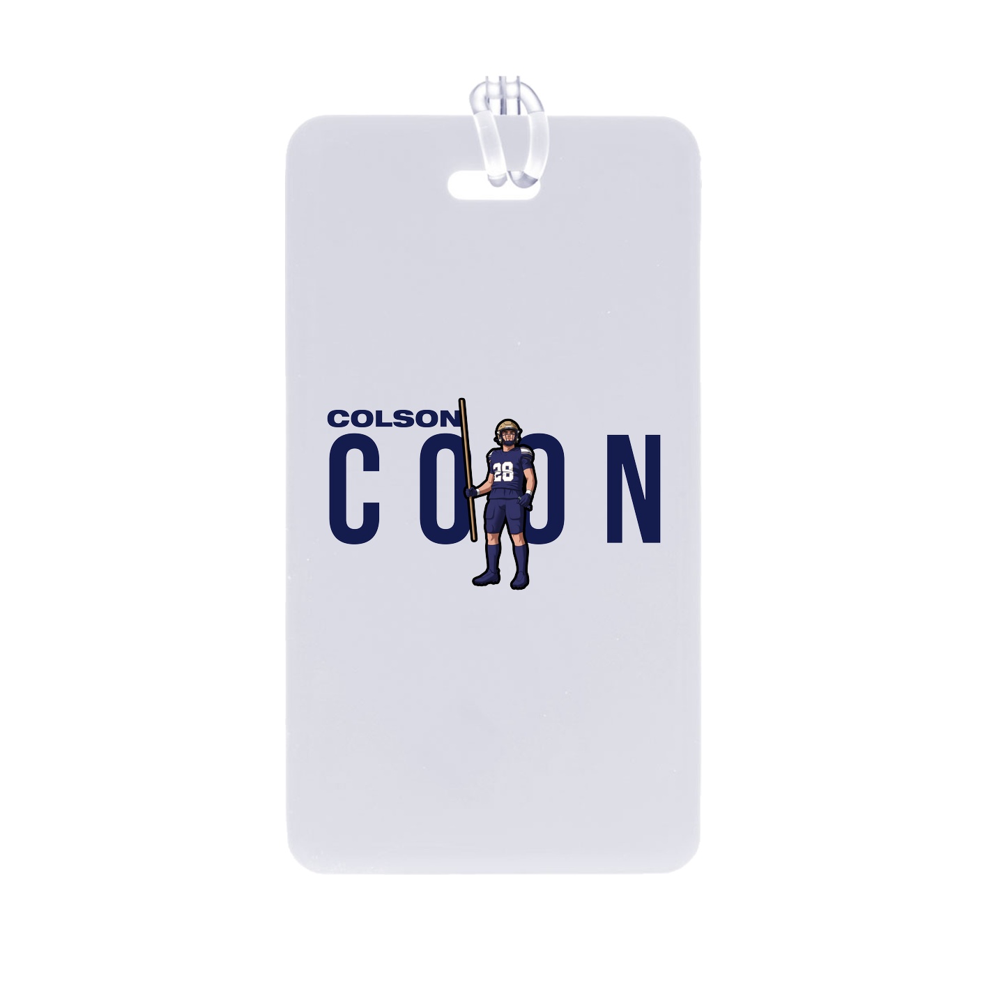 Bag Tag — Player Name in Classic