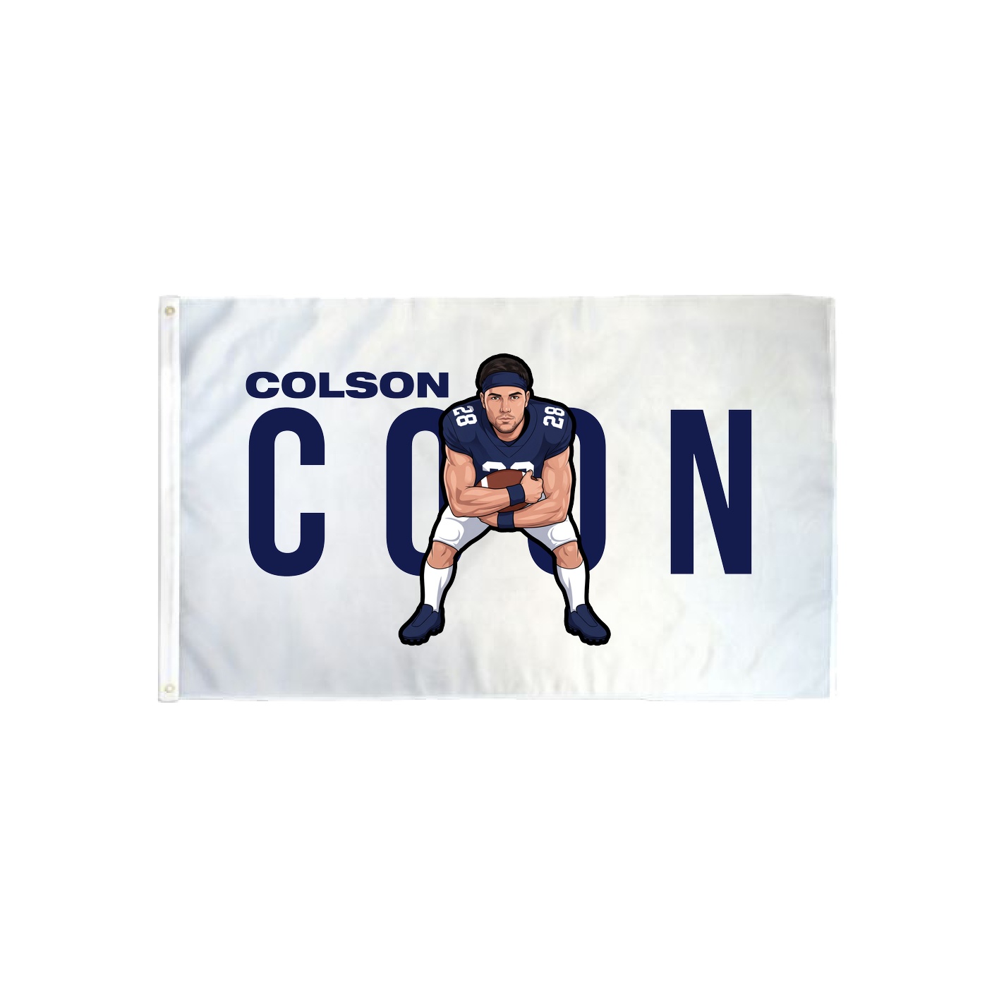 3x5 Flag — Player Name in Classic