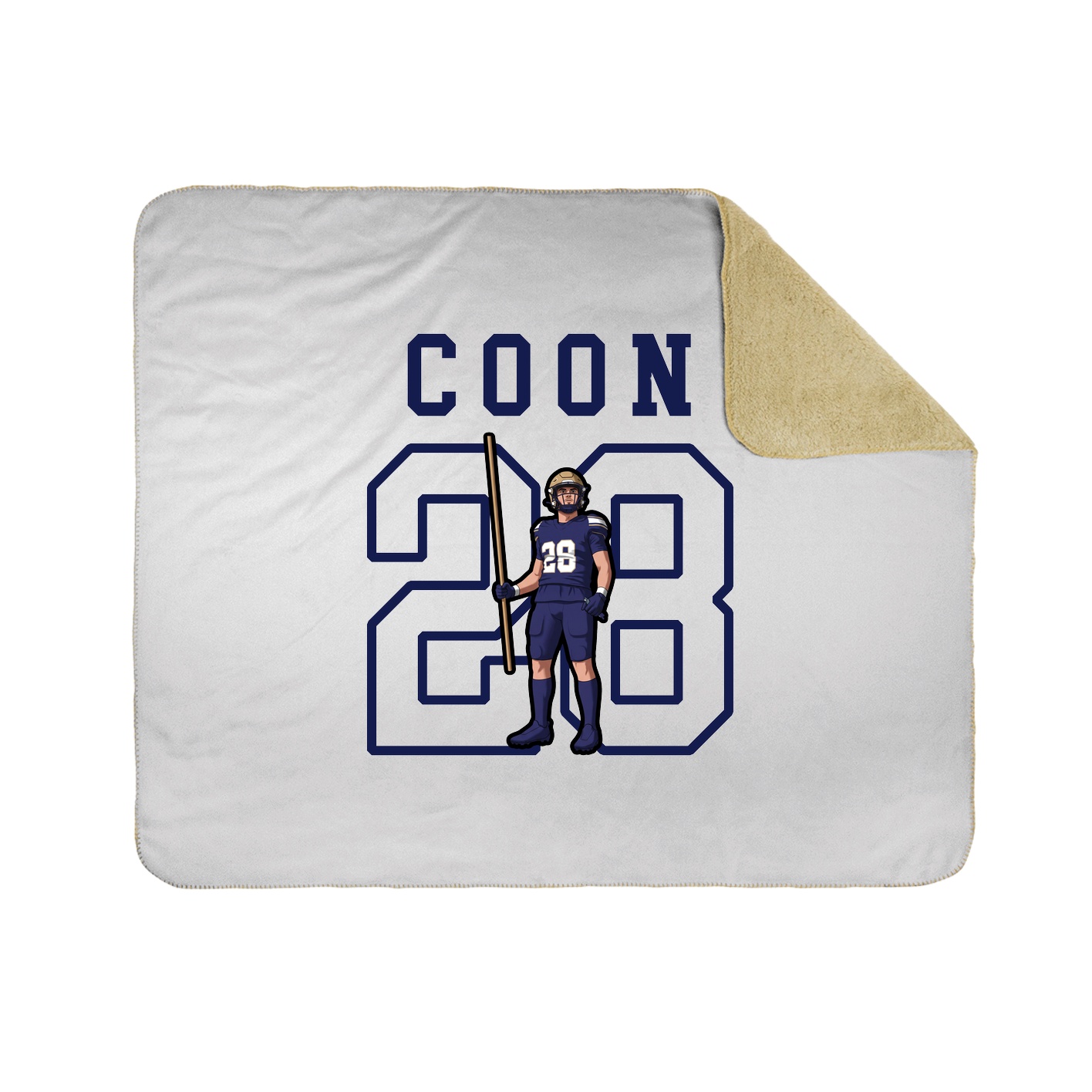Throw Blanket — Shirsey in White