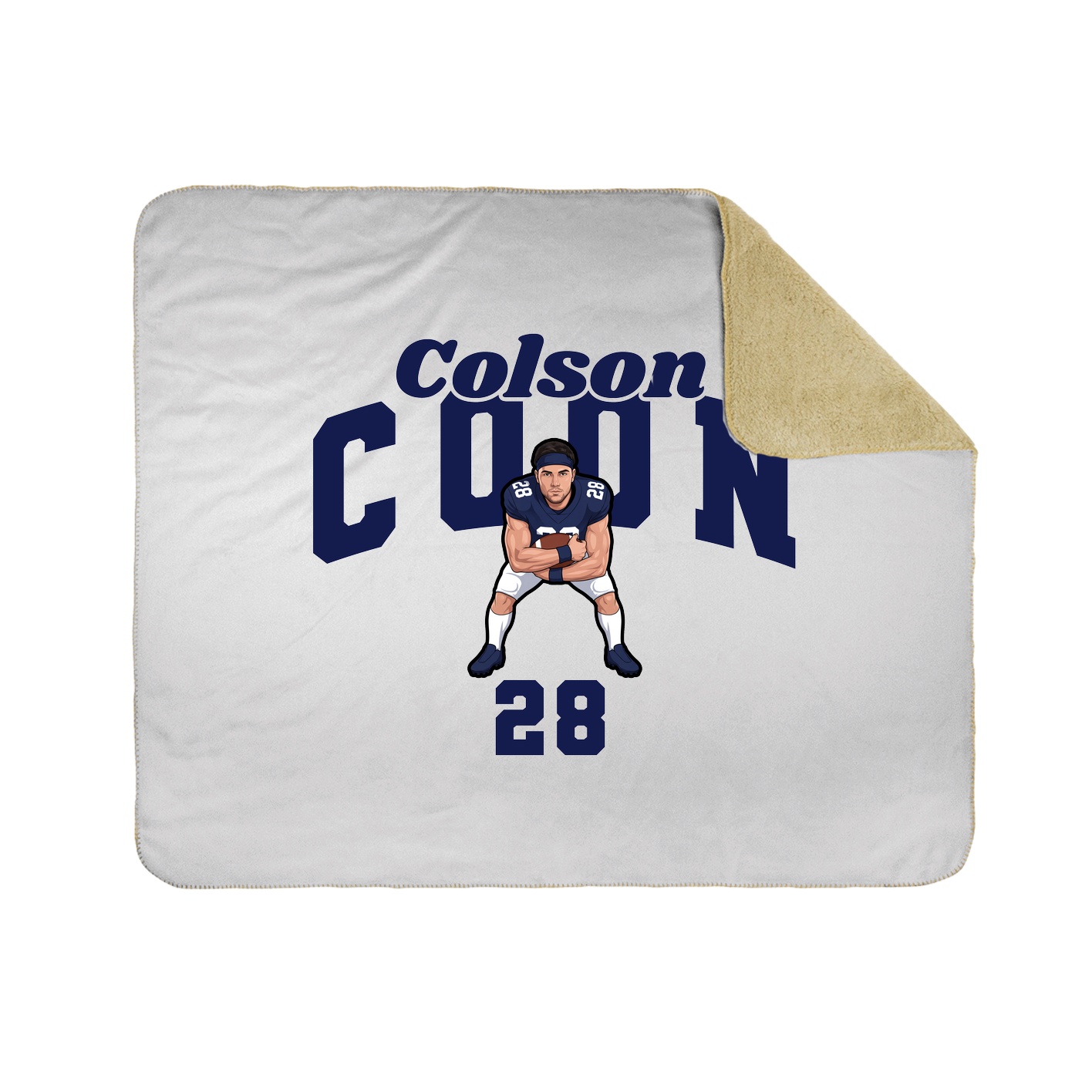 Throw Blanket — Signature Arch in White