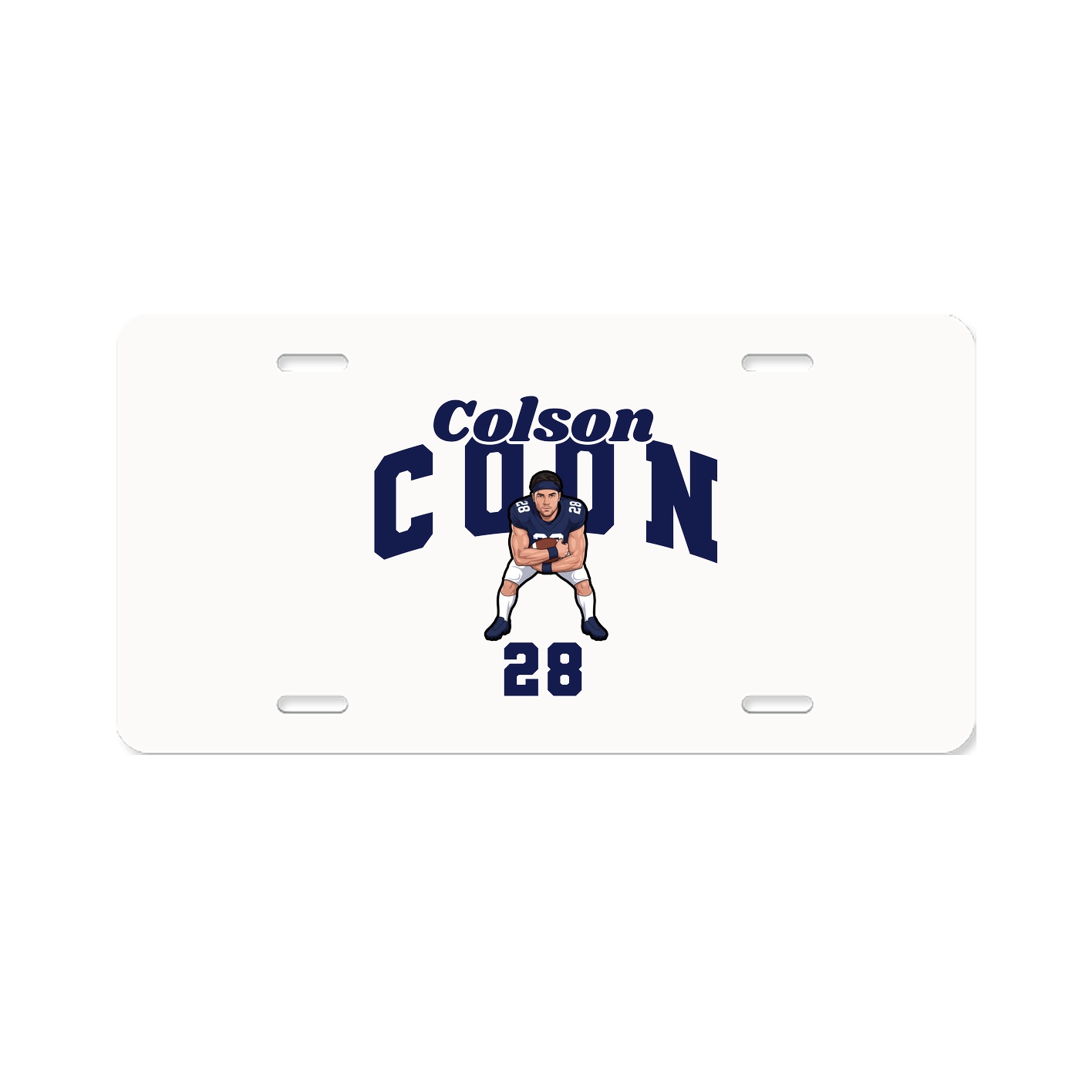 License Plate — Signature Arch in Classic