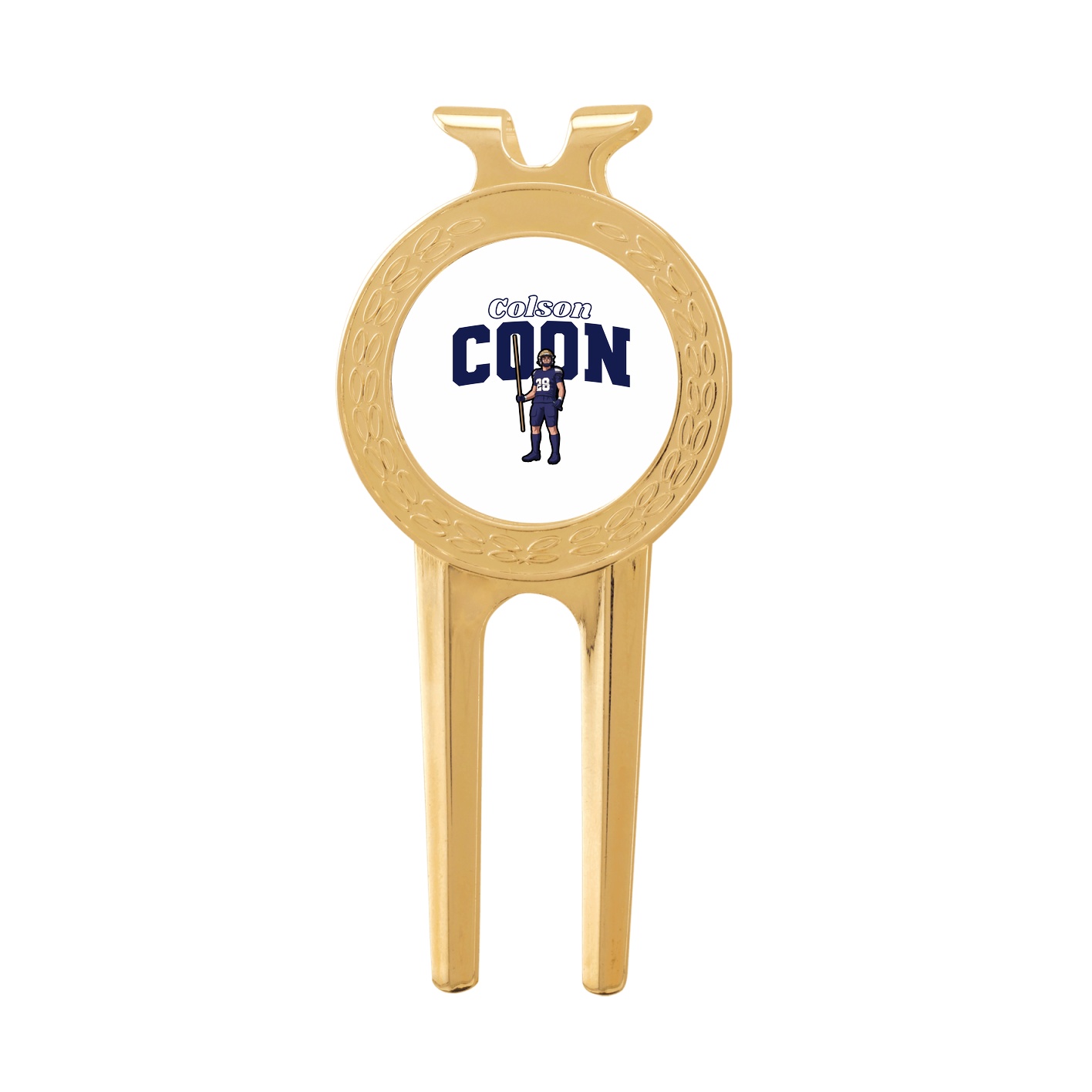 Divot Tool with Ball Marker — Name Arch in Classic