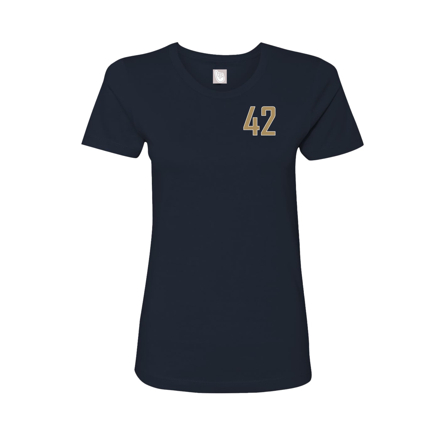 Fitted Women's Tee — Front Shirsy in Navy