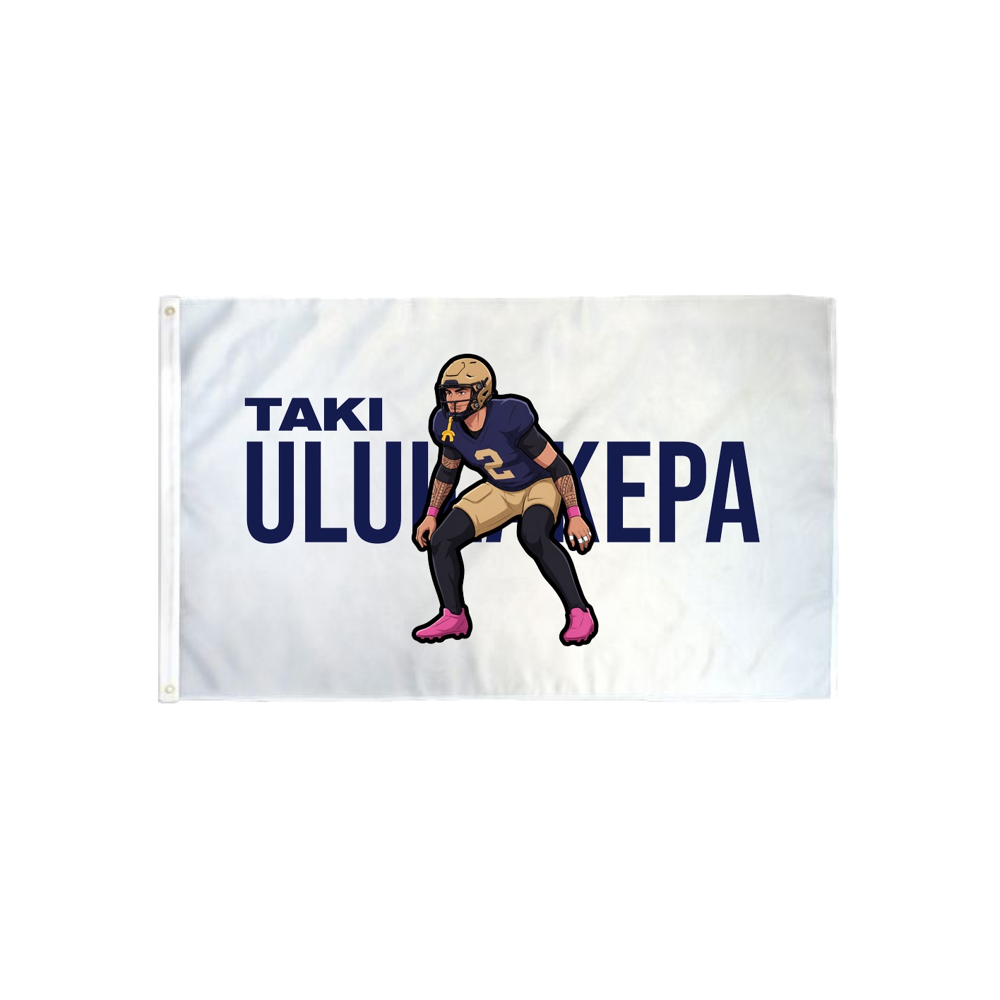 3x5 Flag — Player Name in Classic
