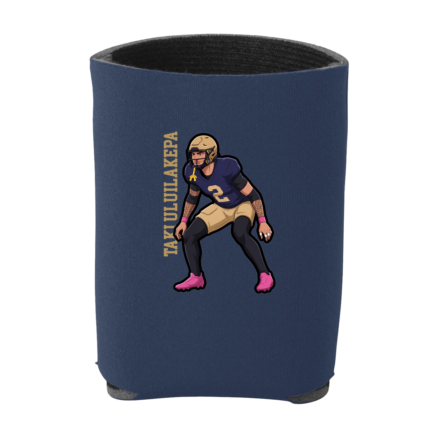 Can Holder — Name Vertical in Navy
