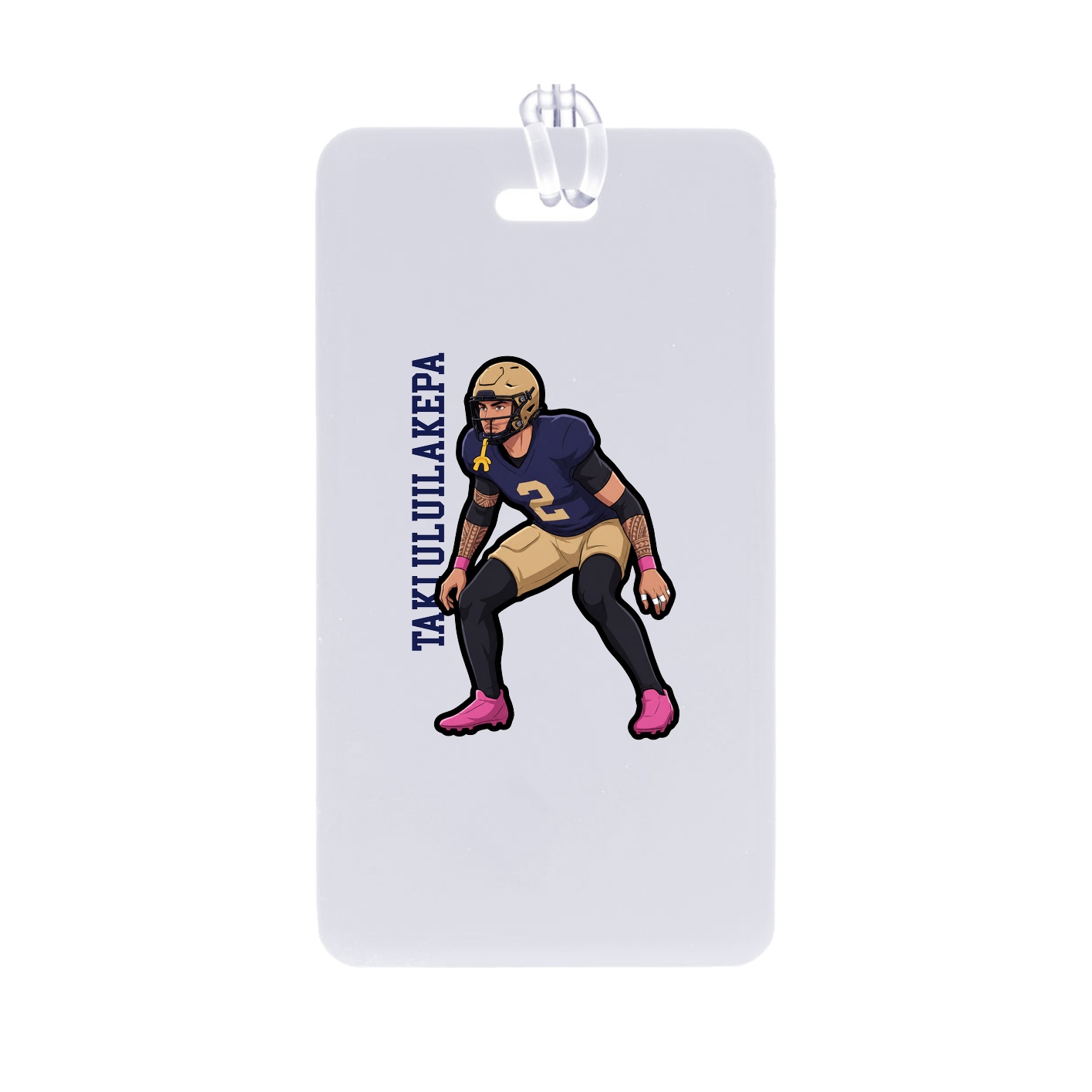 Bag Tag — Name Vertical in Classic