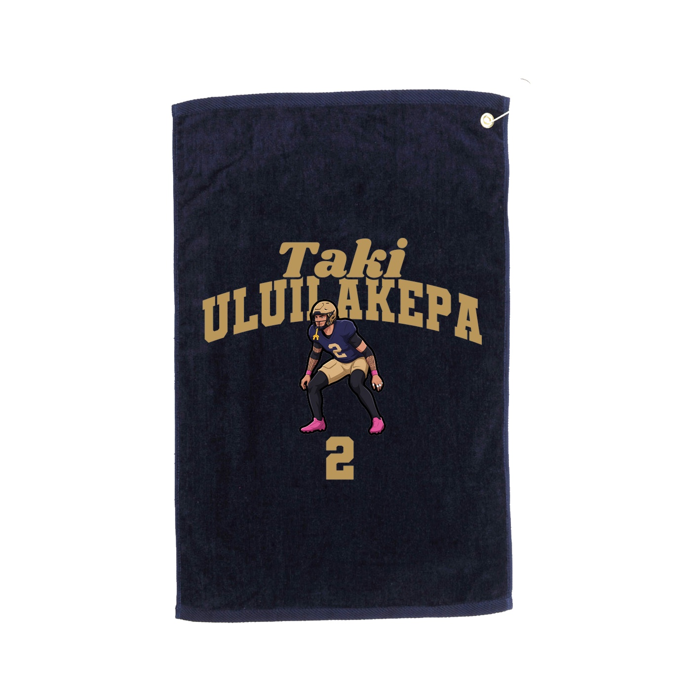 Golf Towel — Signature Arch in Navy