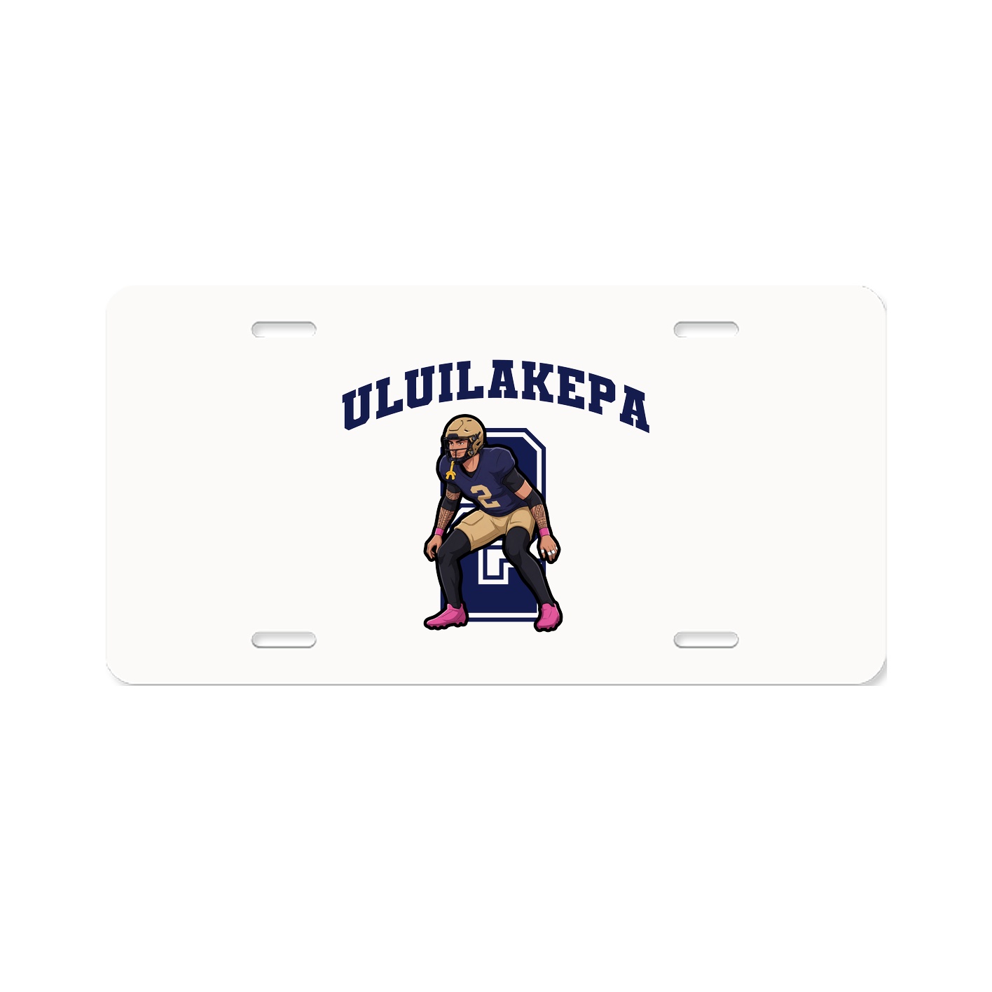 License Plate — Number in Classic