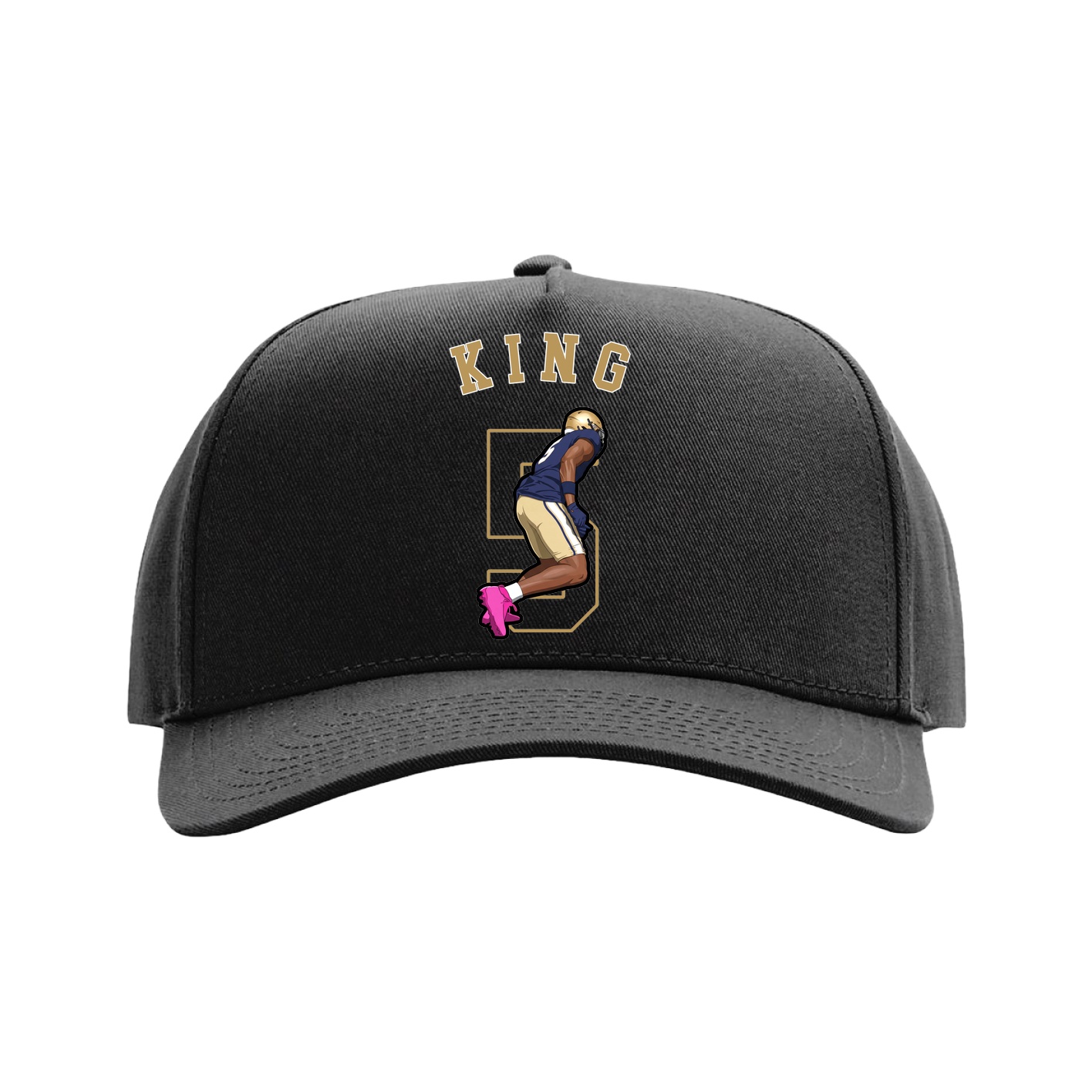 Full Fabric Five-Panel Champ Cap