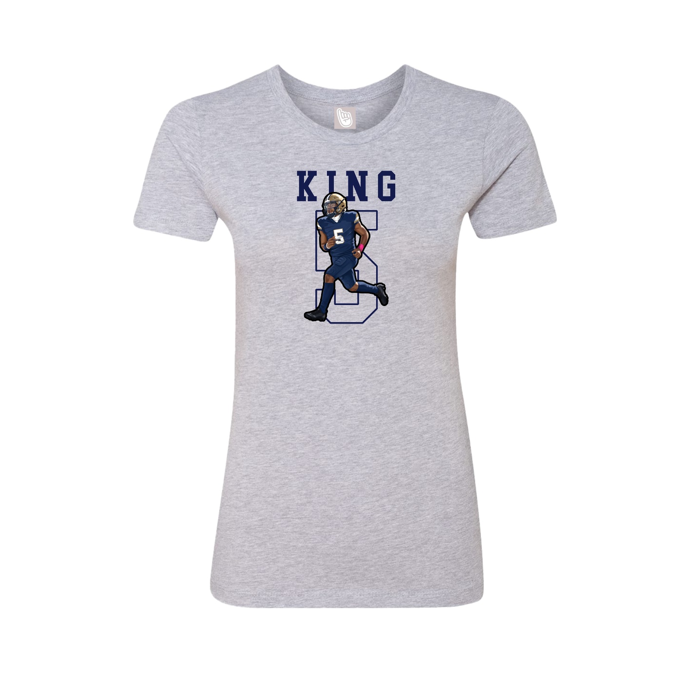 Fitted Women's Tee — Shirsey in Grey