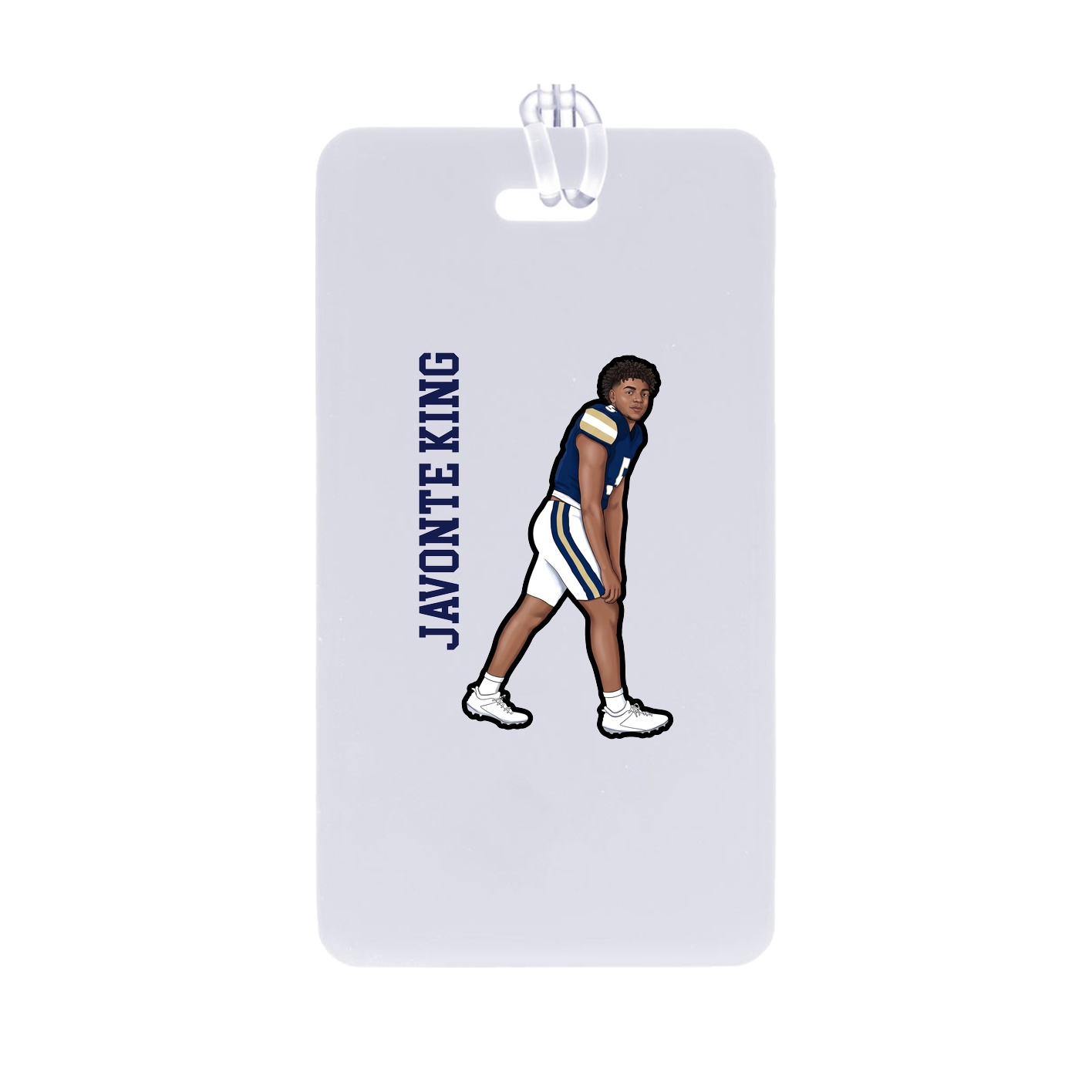 Bag Tag — Name Vertical in Classic