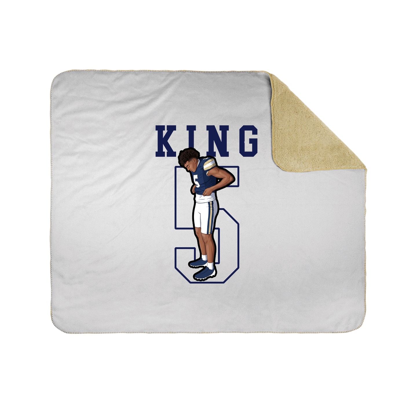 Throw Blanket — Shirsey in White
