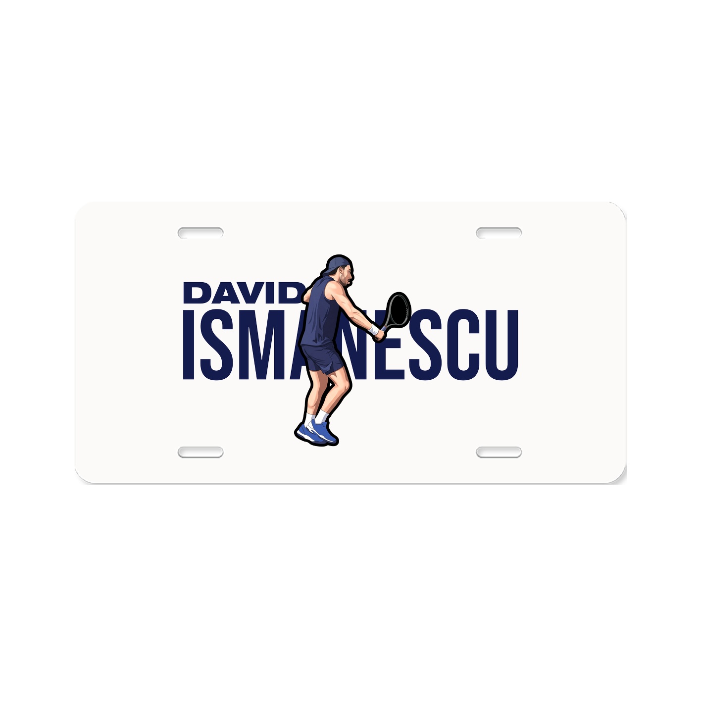License Plate — Player Name in Classic