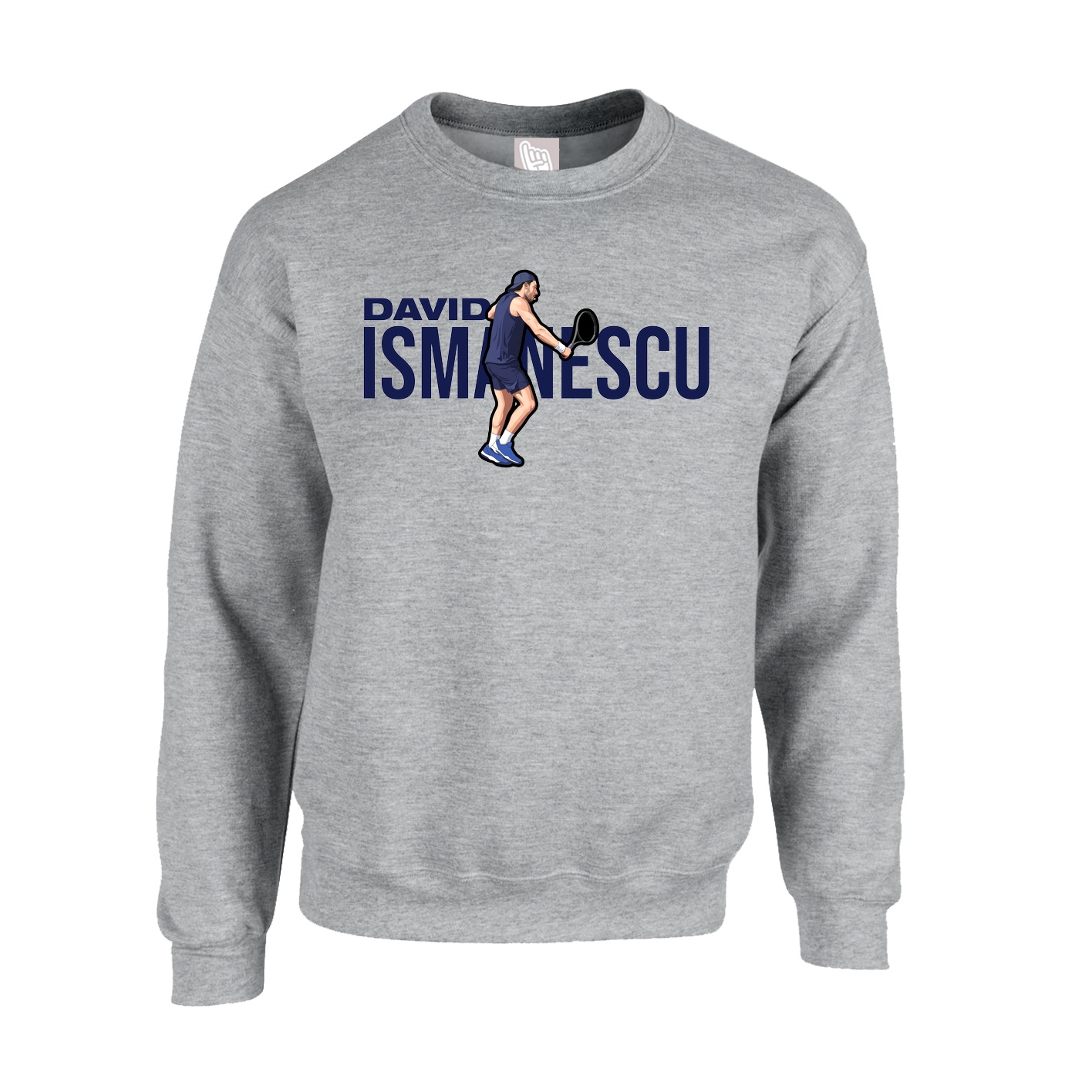 Fleece Crew — Player Name in Grey