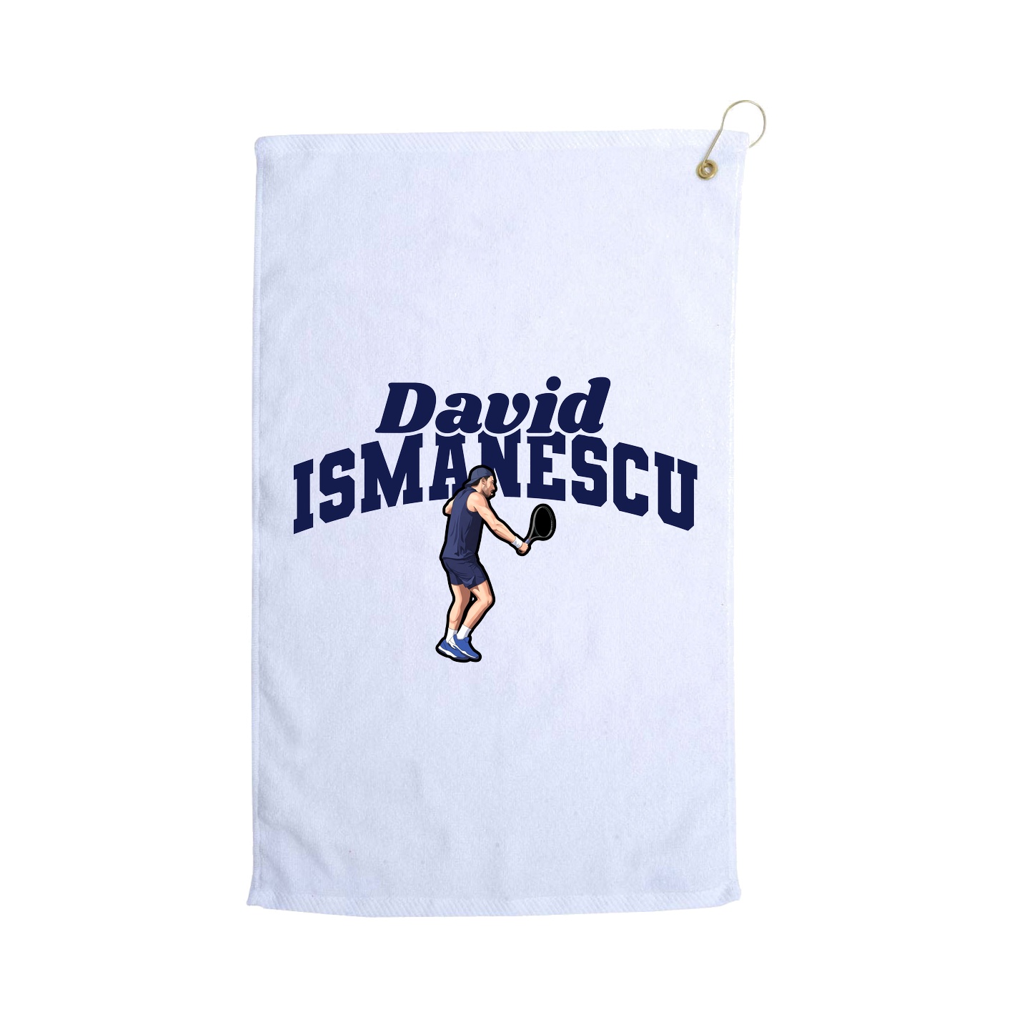 Golf Towel — Signature Arch in White