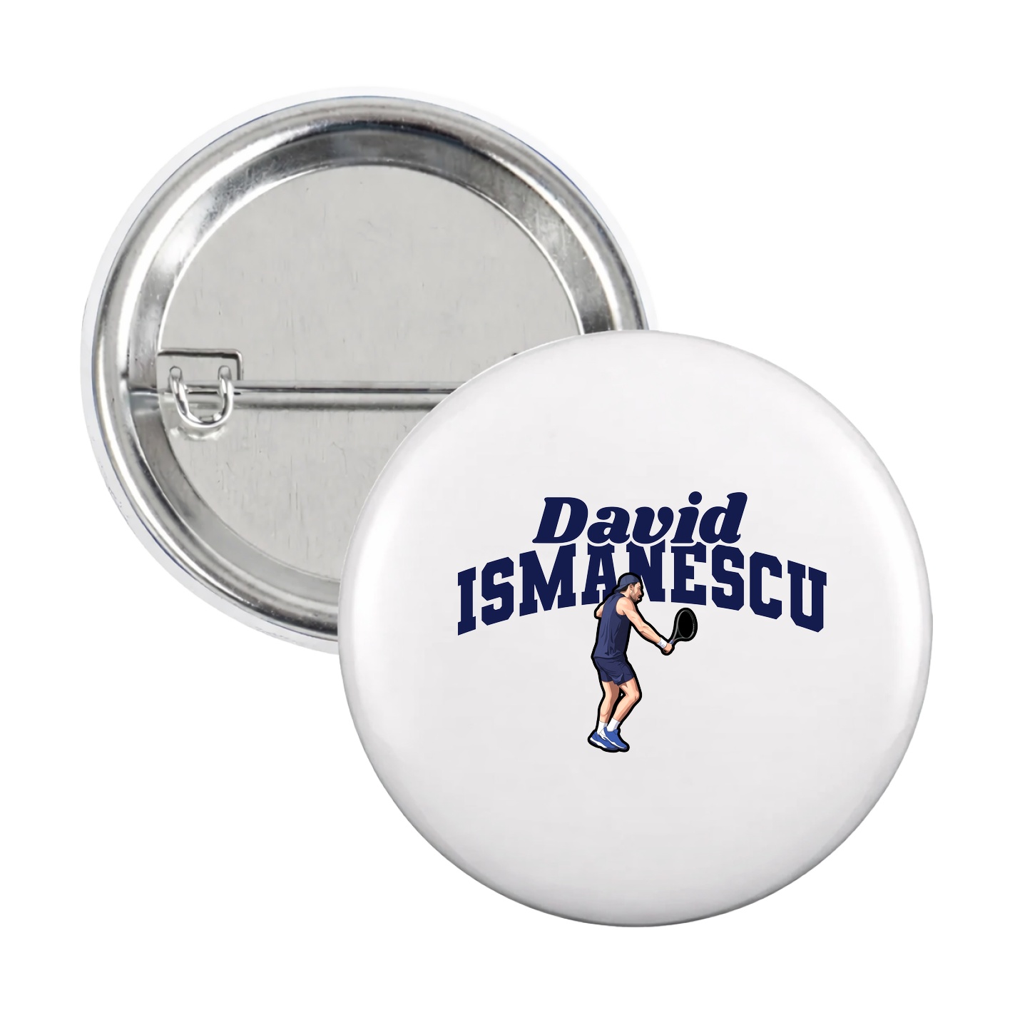 Game Day Button — Signature Arch in White