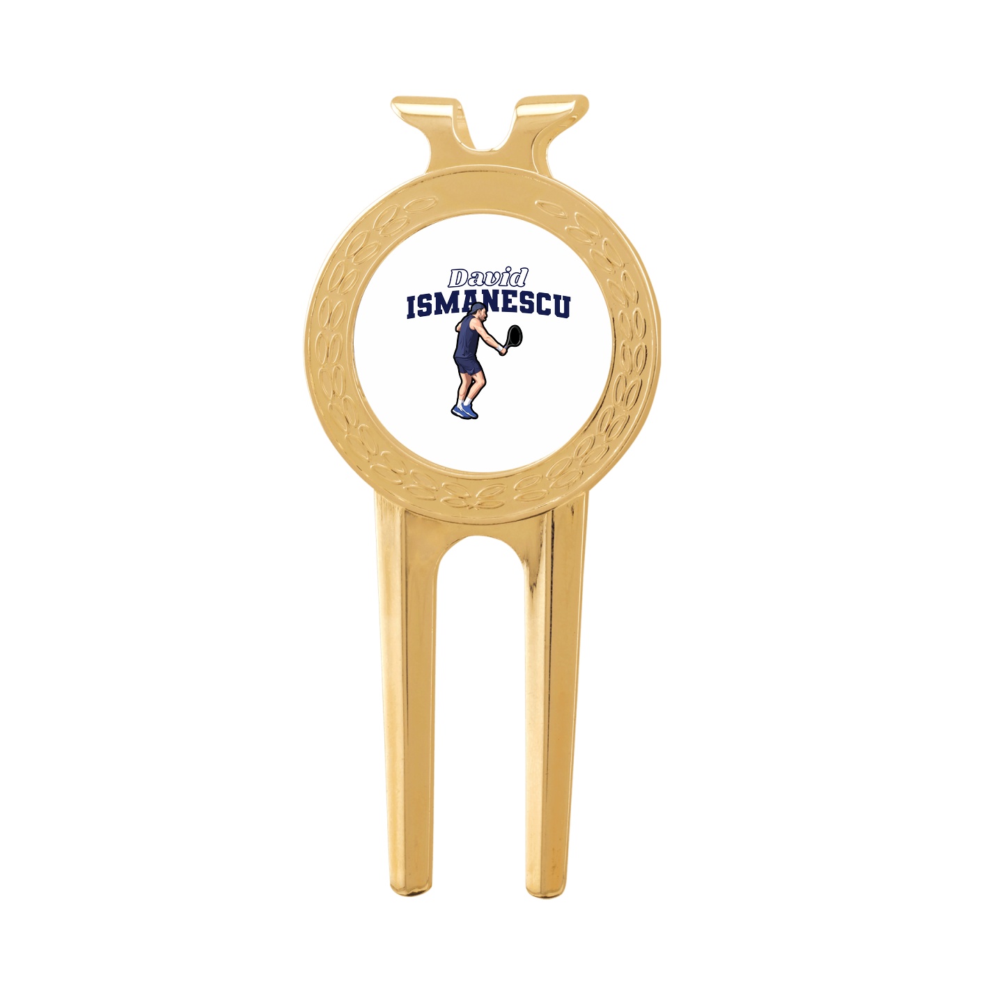Divot Tool with Ball Marker — Name Arch in Classic