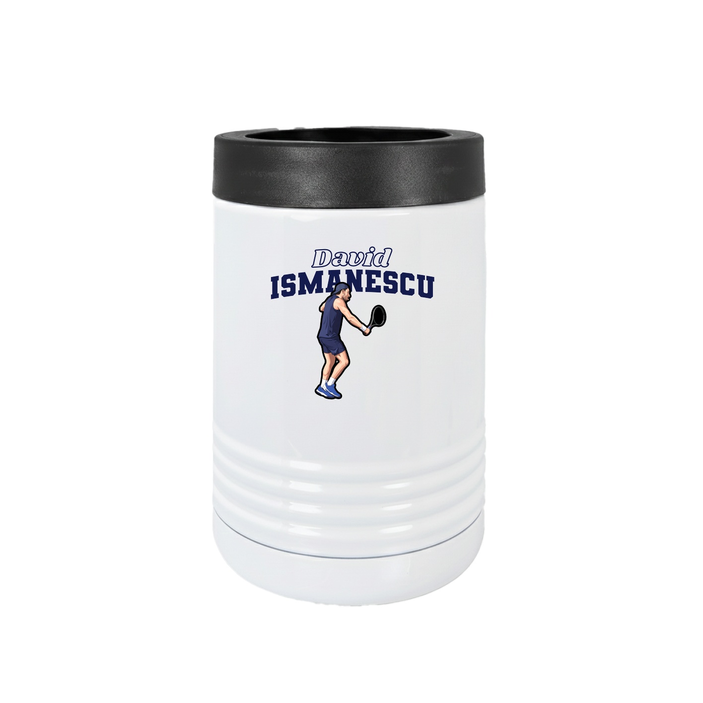 Beverage Holder — Name Arch in White