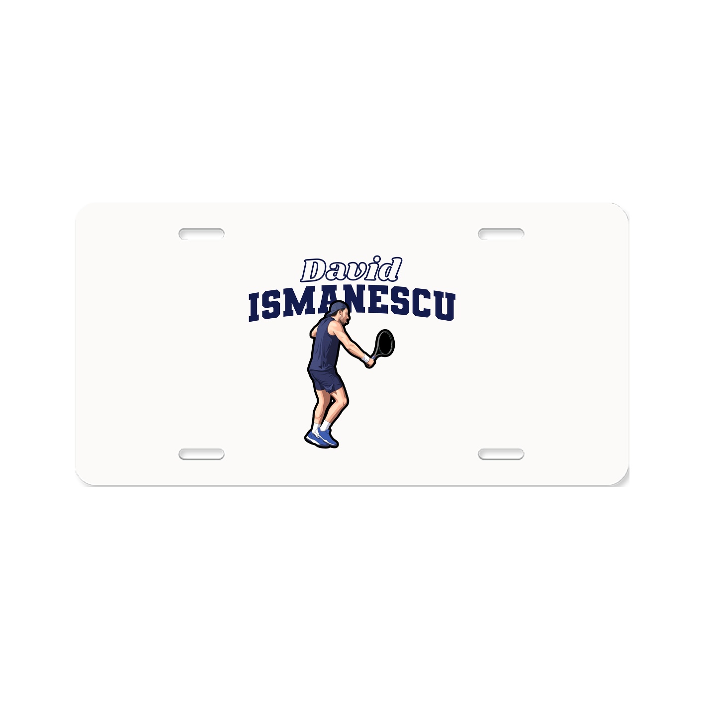 License Plate — Name Arch in Classic