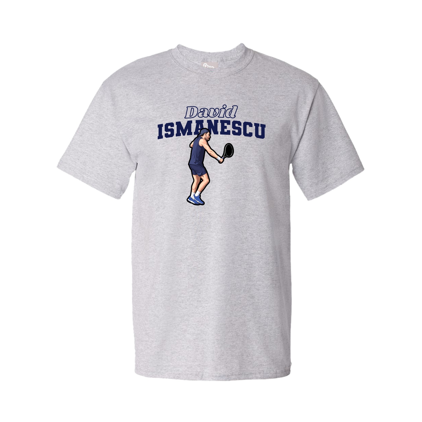 Youth Tee — Name Arch in Grey