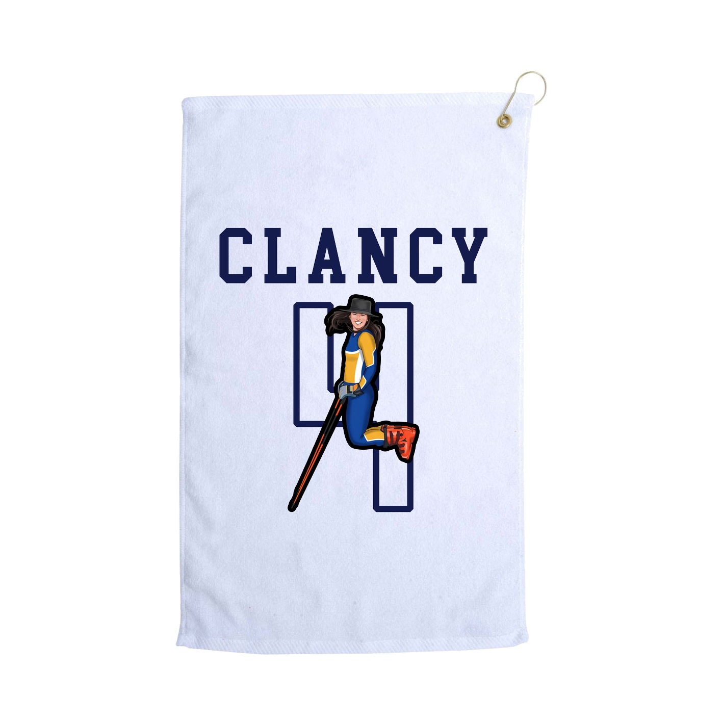 Golf Towel — Shirsey in White