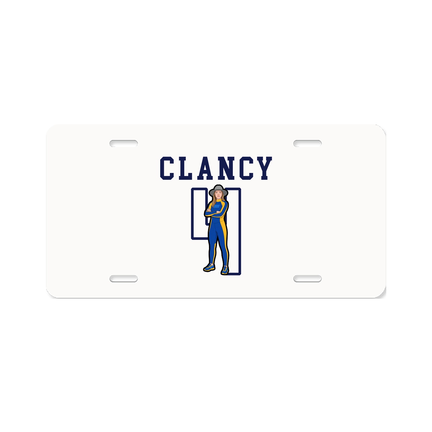 License Plate — Shirsey in Classic