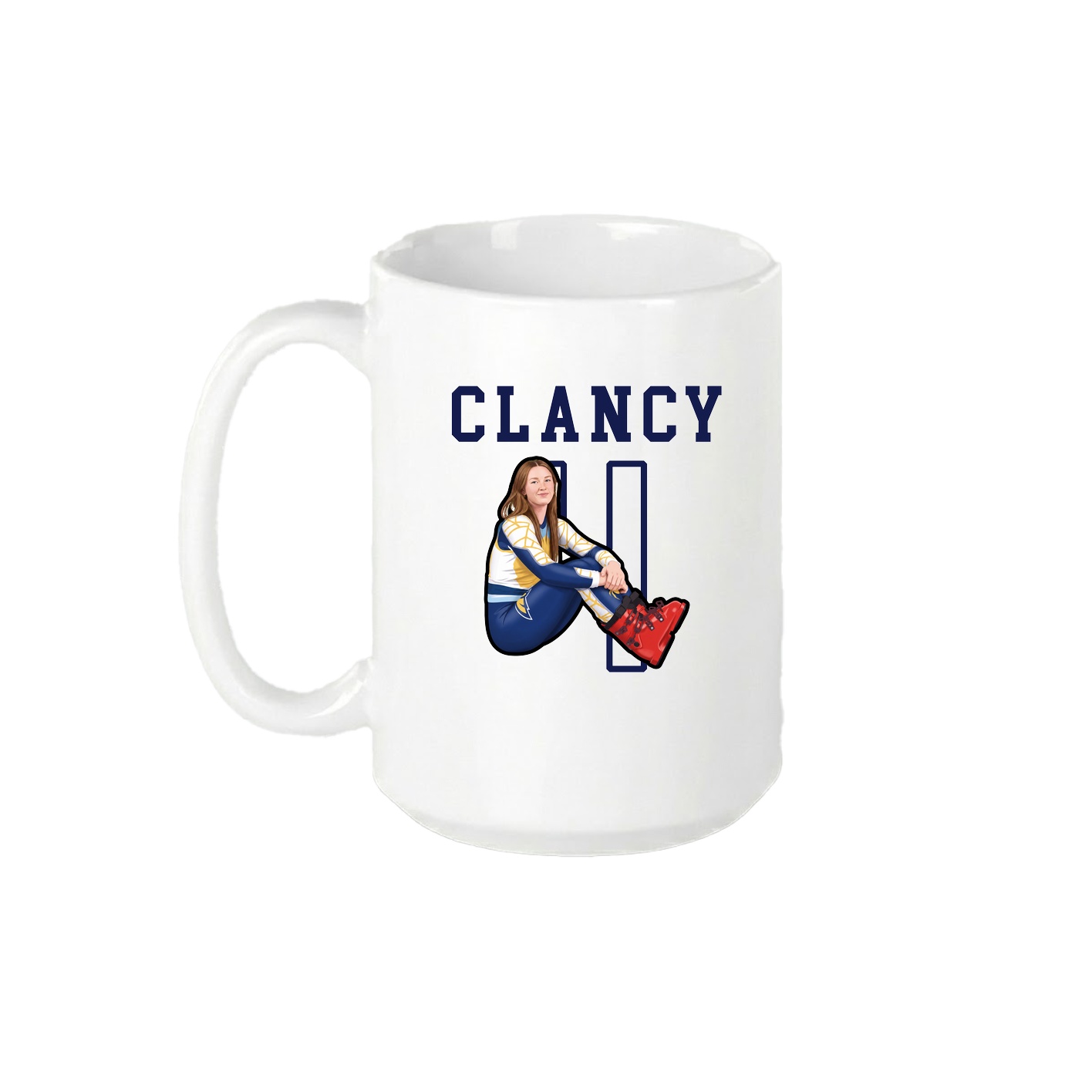 15oz Coffee Mug — Shirsey in White