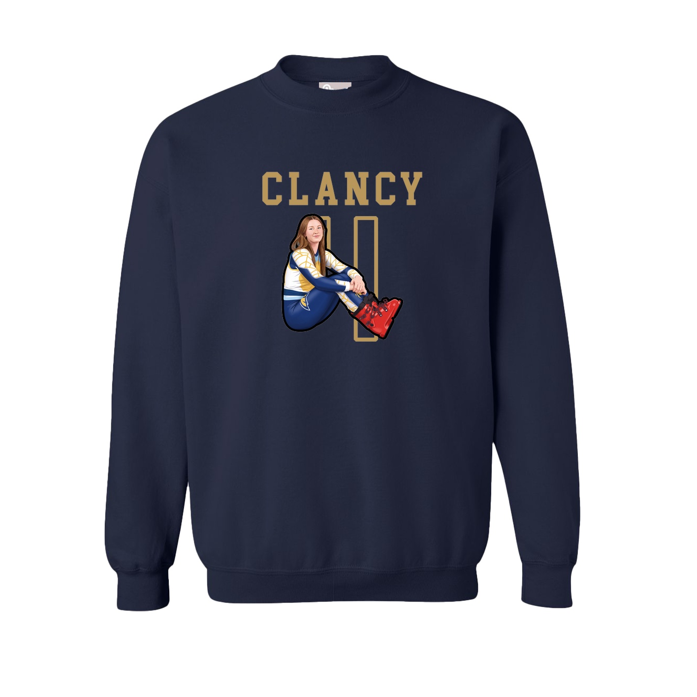 Fleece Crew — Shirsey in Navy