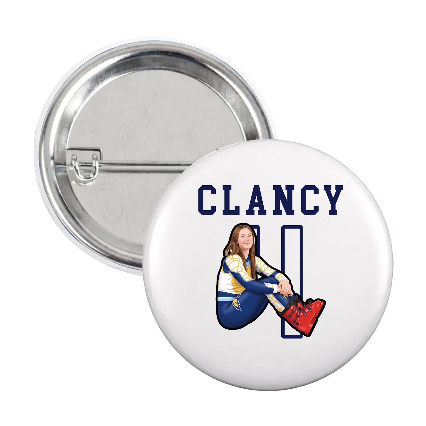 Game Day Button — Shirsey in White